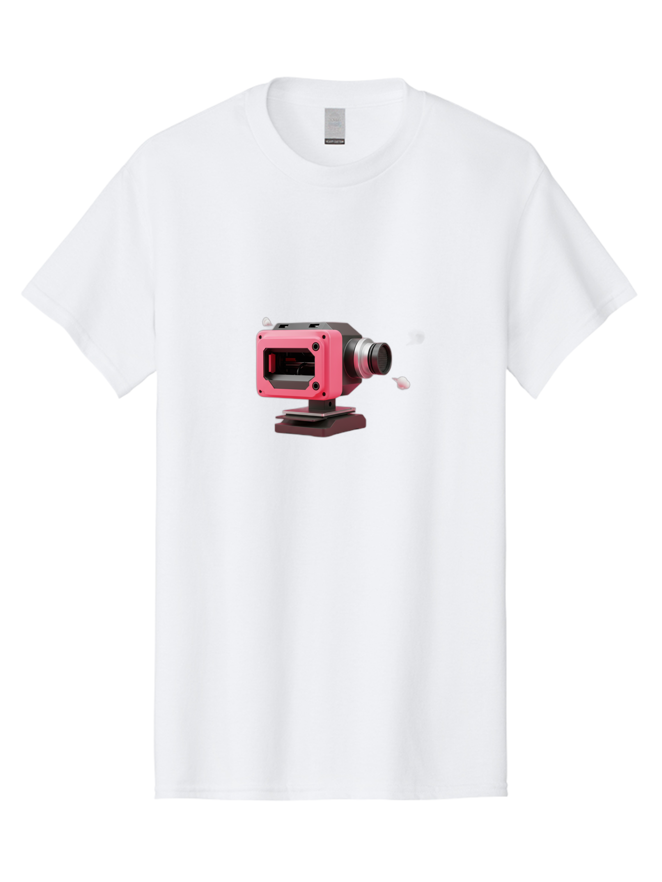Pink-3D-Camera Men'S Graphic Tee, 100% Cotton, Comfortable Casual Summer Wear, Machine Washable, Pink Camera, Photography Equipment, Camera Lens, Modern Technology, Futuristic Design, Digital Photography, Studio Equipment, 3D Camera Bab141 7