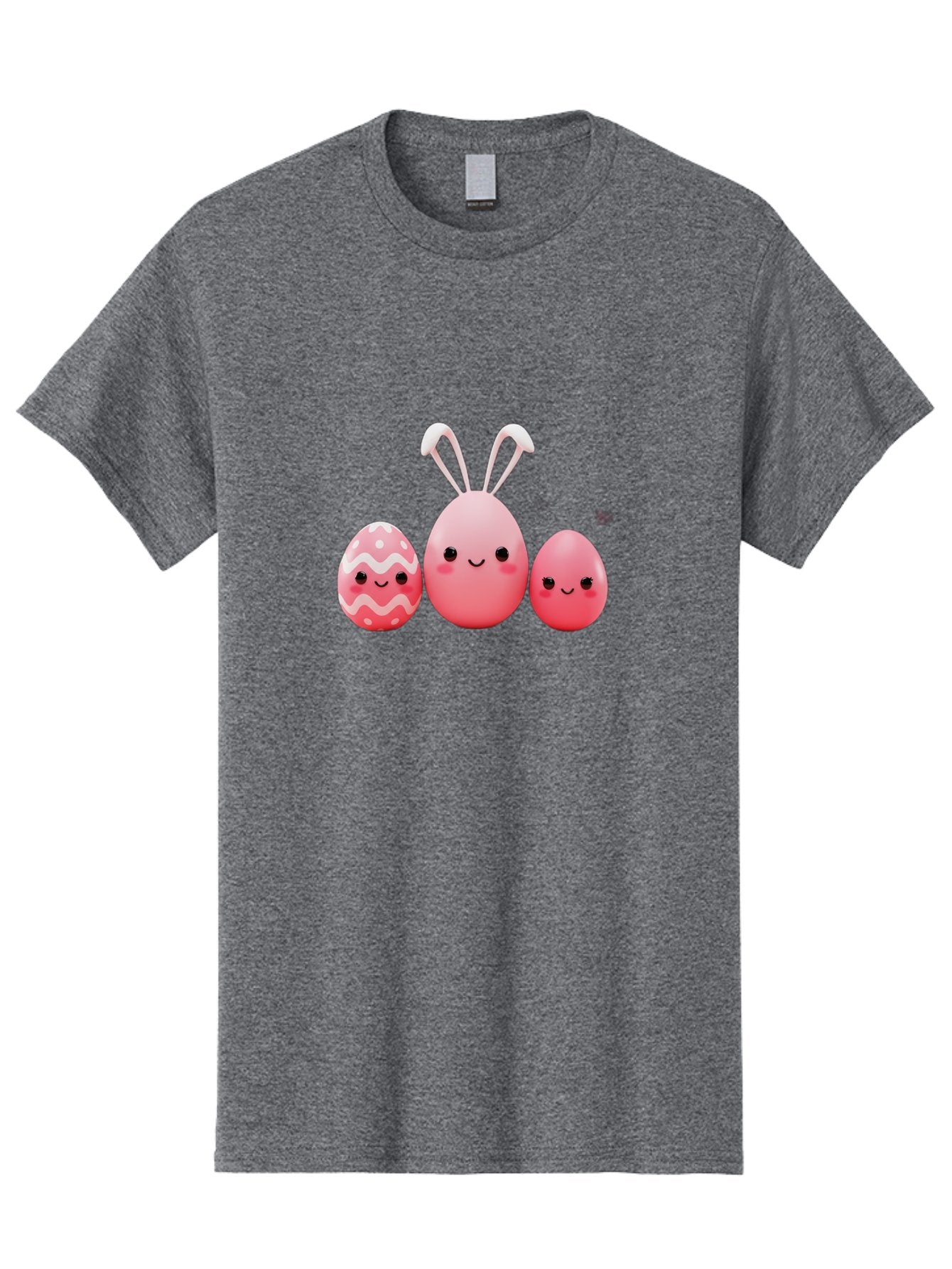 Pink-Easter-Eggs Men'S Graphic Tee, 100% Cotton, Comfortable Casual Summer Wear, Machine Washable, Pink Easter Eggs, Cute Easter Eggs, Easter Egg Hunt, Adorable Eggs, Egg Characters, Easter Bunny, Happy Easter, Funny Easter Eggs, Bab163 6