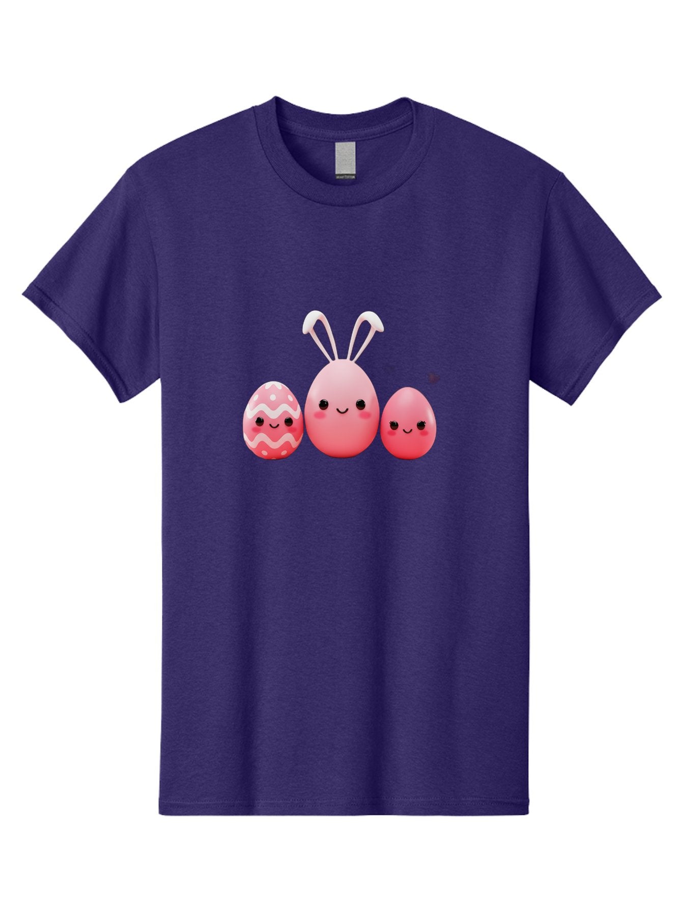 Pink-Easter-Eggs Men'S Graphic Tee, 100% Cotton, Comfortable Casual Summer Wear, Machine Washable, Pink Easter Eggs, Cute Easter Eggs, Easter Egg Hunt, Adorable Eggs, Egg Characters, Easter Bunny, Happy Easter, Funny Easter Eggs, Bab163