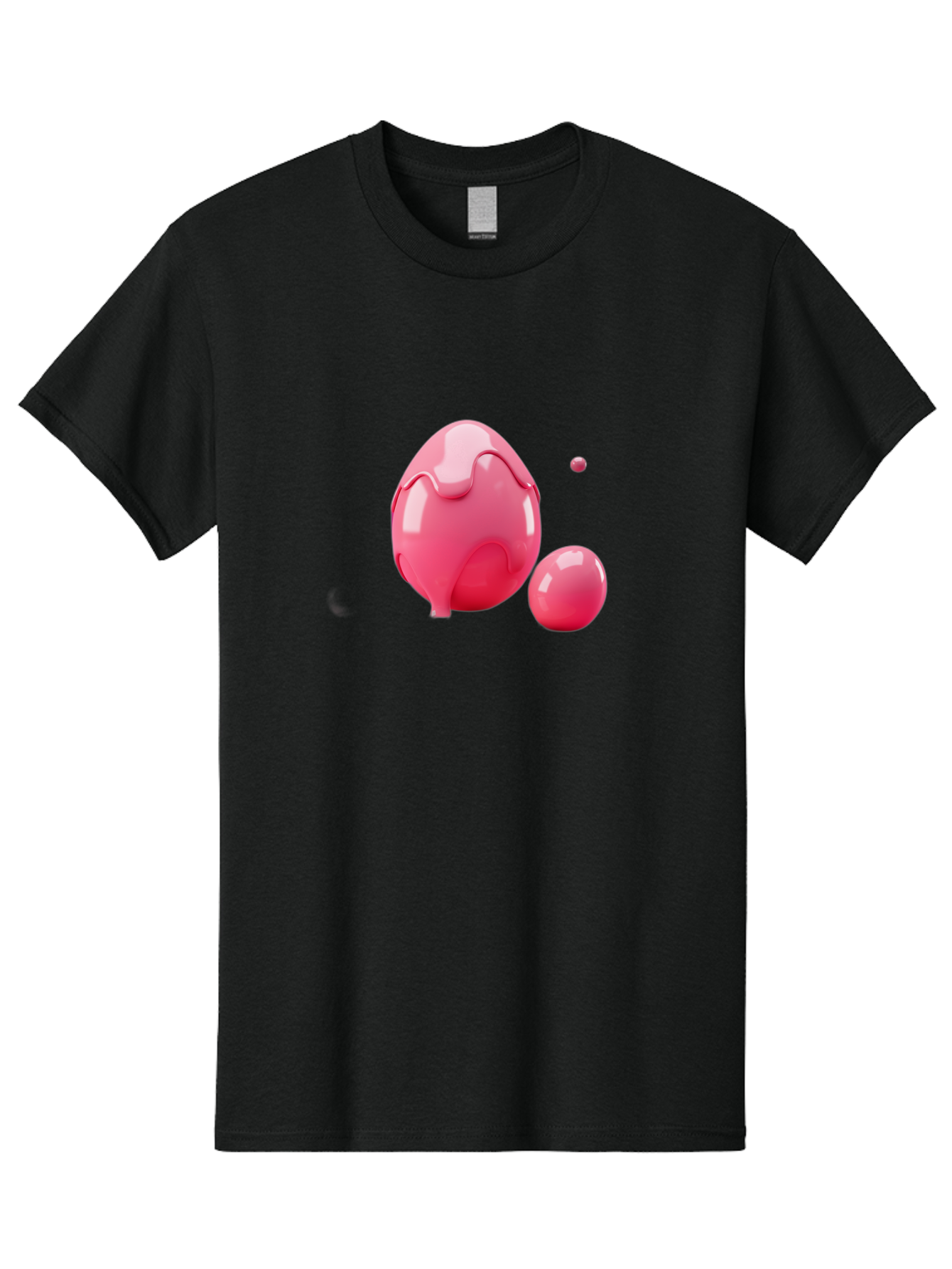 Pink-Liquid-Spheres Men'S Graphic Tee, 100% Cotton, Comfortable Casual Summer Wear, Machine Washable, Pink Liquid, 3D Render, Glossy Spheres, Abstract Shapes, Vibrant Colors, Digital Art, Modern Design, Fluid Forms Bab172 27