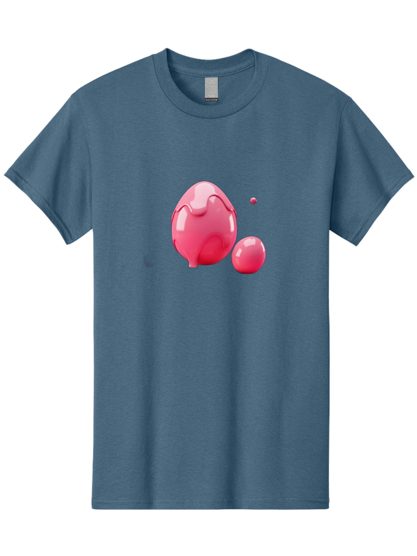 Pink-Liquid-Spheres Men'S Graphic Tee, 100% Cotton, Comfortable Casual Summer Wear, Machine Washable, Pink Liquid, 3D Render, Glossy Spheres, Abstract Shapes, Vibrant Colors, Digital Art, Modern Design, Fluid Forms Bab172 6