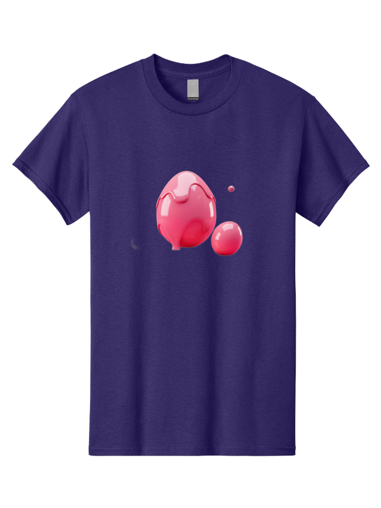 Pink-Liquid-Spheres Men'S Graphic Tee, 100% Cotton, Comfortable Casual Summer Wear, Machine Washable, Pink Liquid, 3D Render, Glossy Spheres, Abstract Shapes, Vibrant Colors, Digital Art, Modern Design, Fluid Forms Bab172 23