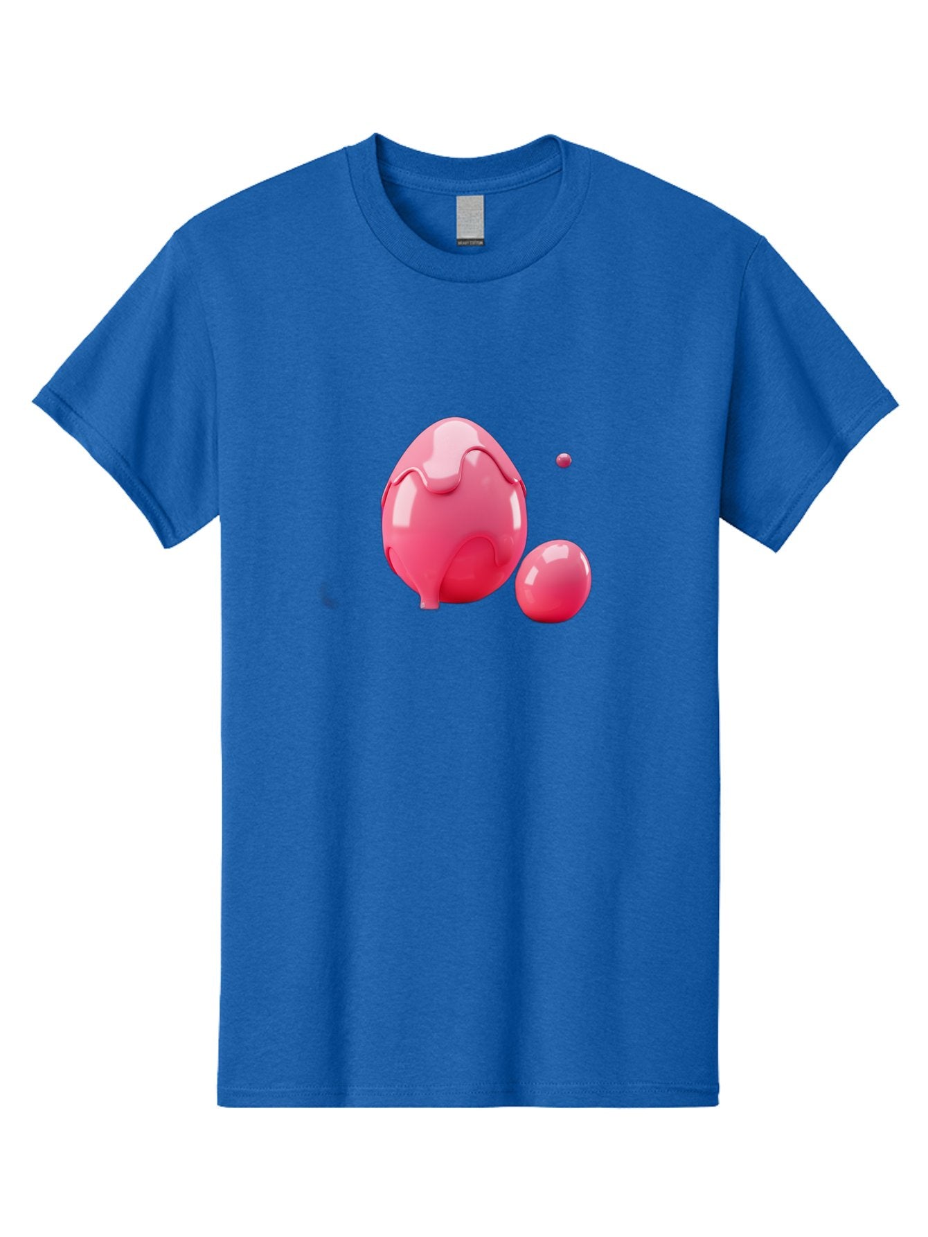 Pink-Liquid-Spheres Men'S Graphic Tee, 100% Cotton, Comfortable Casual Summer Wear, Machine Washable, Pink Liquid, 3D Render, Glossy Spheres, Abstract Shapes, Vibrant Colors, Digital Art, Modern Design, Fluid Forms Bab172 7