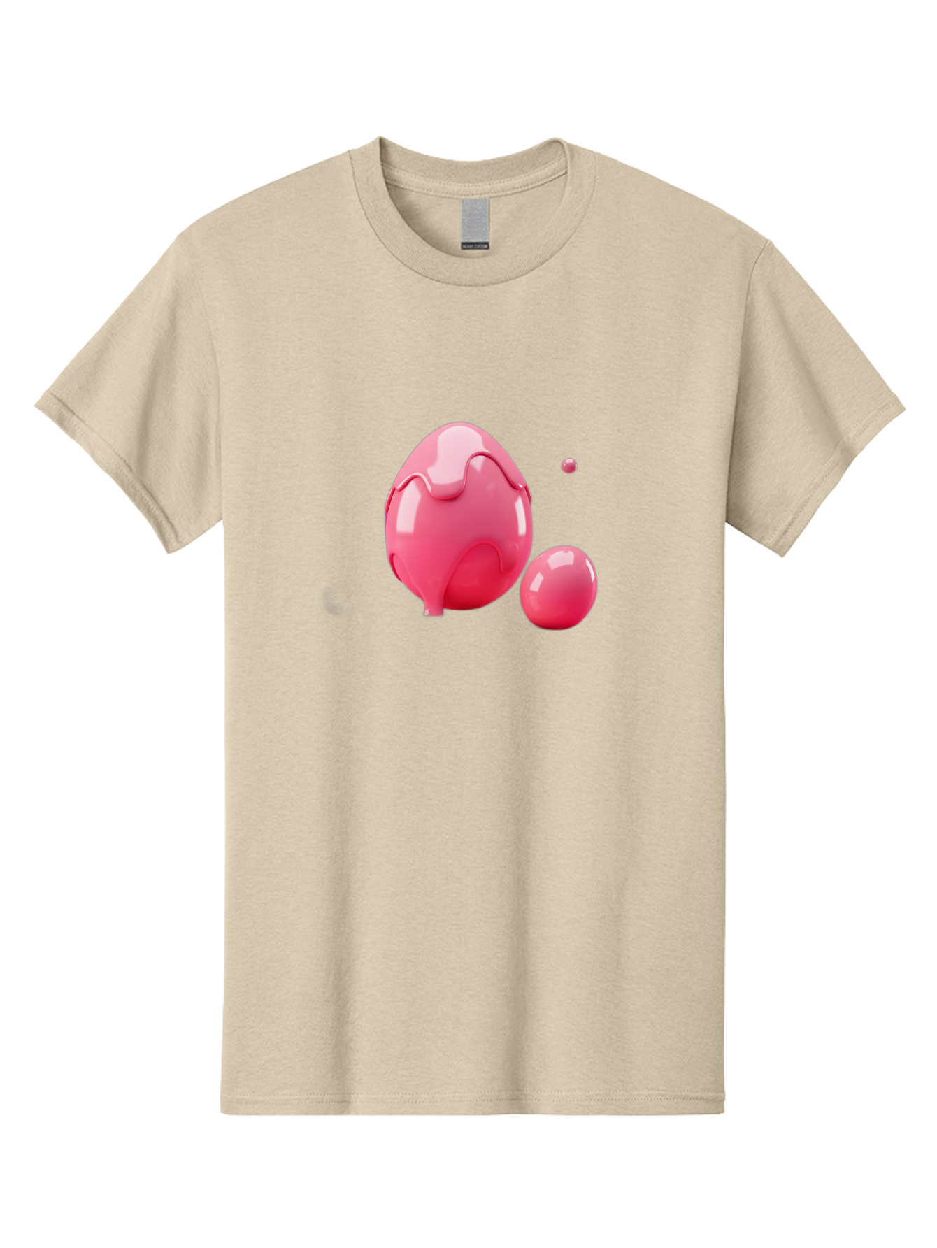 Pink-Liquid-Spheres Men'S Graphic Tee, 100% Cotton, Comfortable Casual Summer Wear, Machine Washable, Pink Liquid, 3D Render, Glossy Spheres, Abstract Shapes, Vibrant Colors, Digital Art, Modern Design, Fluid Forms Bab172 3