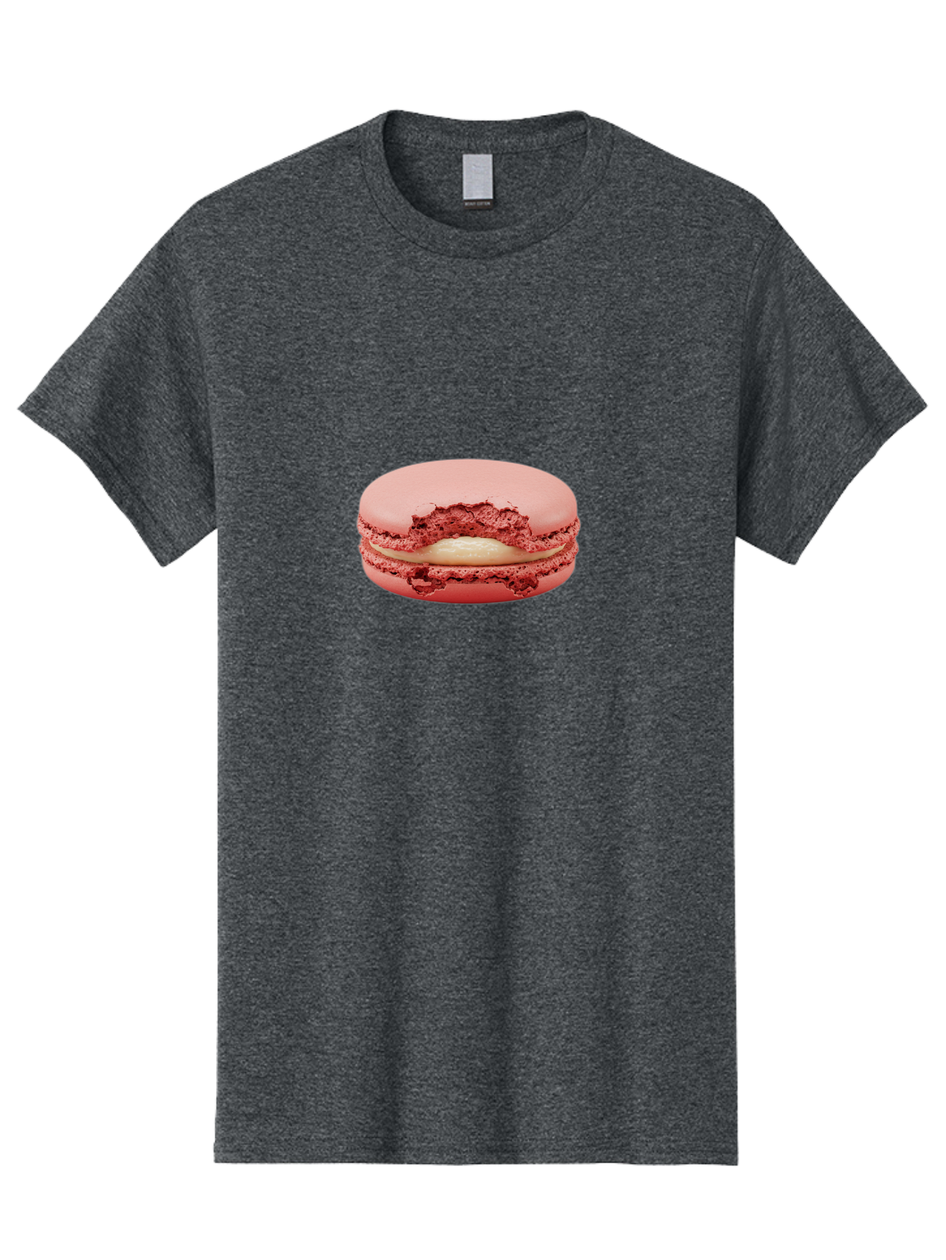 Pink-Macaron-4 Men'S Graphic Tee, 100% Cotton, Comfortable Casual Summer Wear, Machine Washable, Pink Macaron, French Dessert, Buttercream Filling, Sweet Treat, Delicate Meringue, Macarons, Dessert Lover, Chewy Texture, Sweet Indulgence Bab176 9