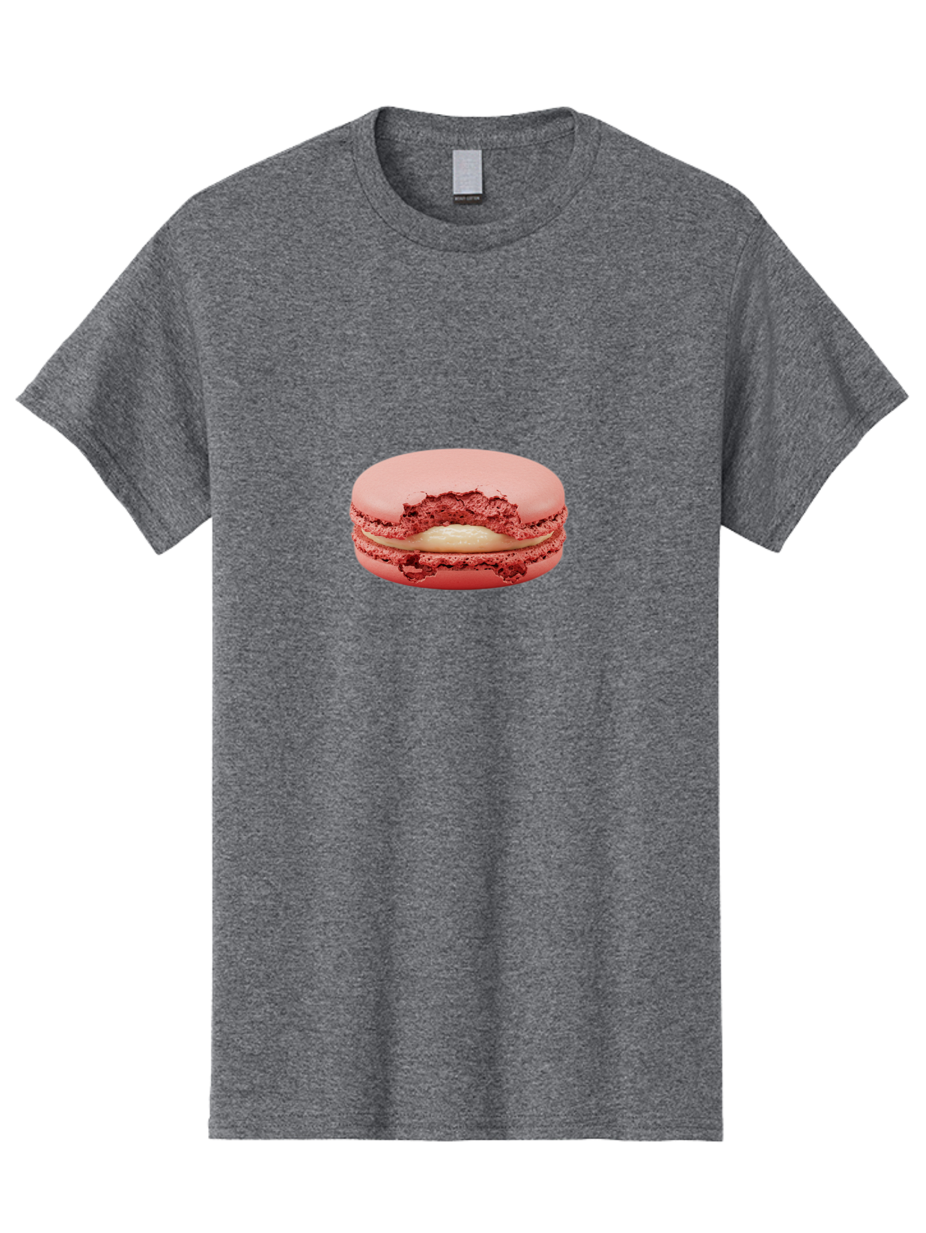 Pink-Macaron-4 Men'S Graphic Tee, 100% Cotton, Comfortable Casual Summer Wear, Machine Washable, Pink Macaron, French Dessert, Buttercream Filling, Sweet Treat, Delicate Meringue, Macarons, Dessert Lover, Chewy Texture, Sweet Indulgence Bab176 11