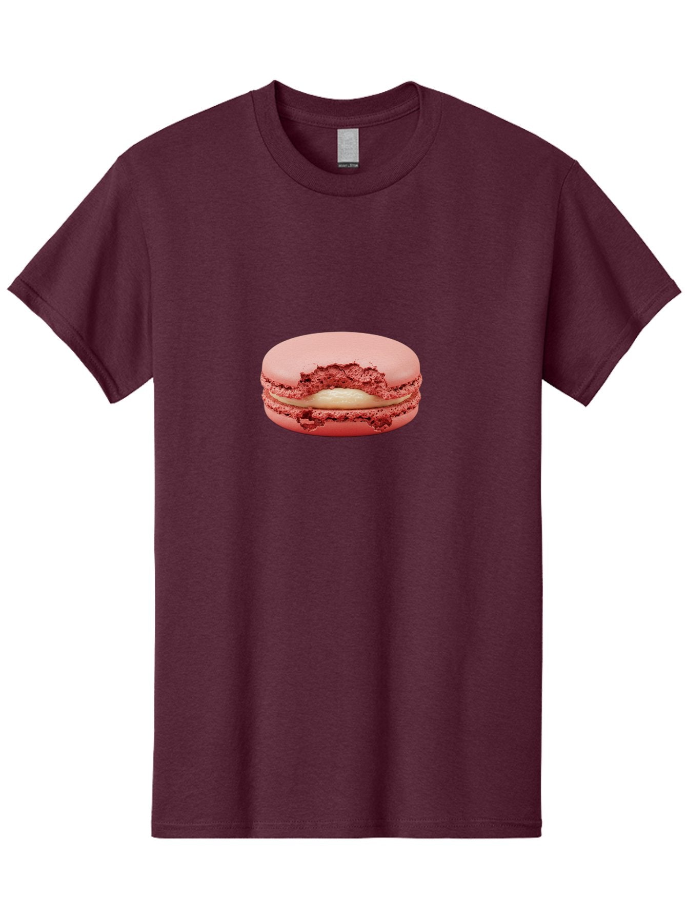 Pink-Macaron-4 Men'S Graphic Tee, 100% Cotton, Comfortable Casual Summer Wear, Machine Washable, Pink Macaron, French Dessert, Buttercream Filling, Sweet Treat, Delicate Meringue, Macarons, Dessert Lover, Chewy Texture, Sweet Indulgence Bab176 6