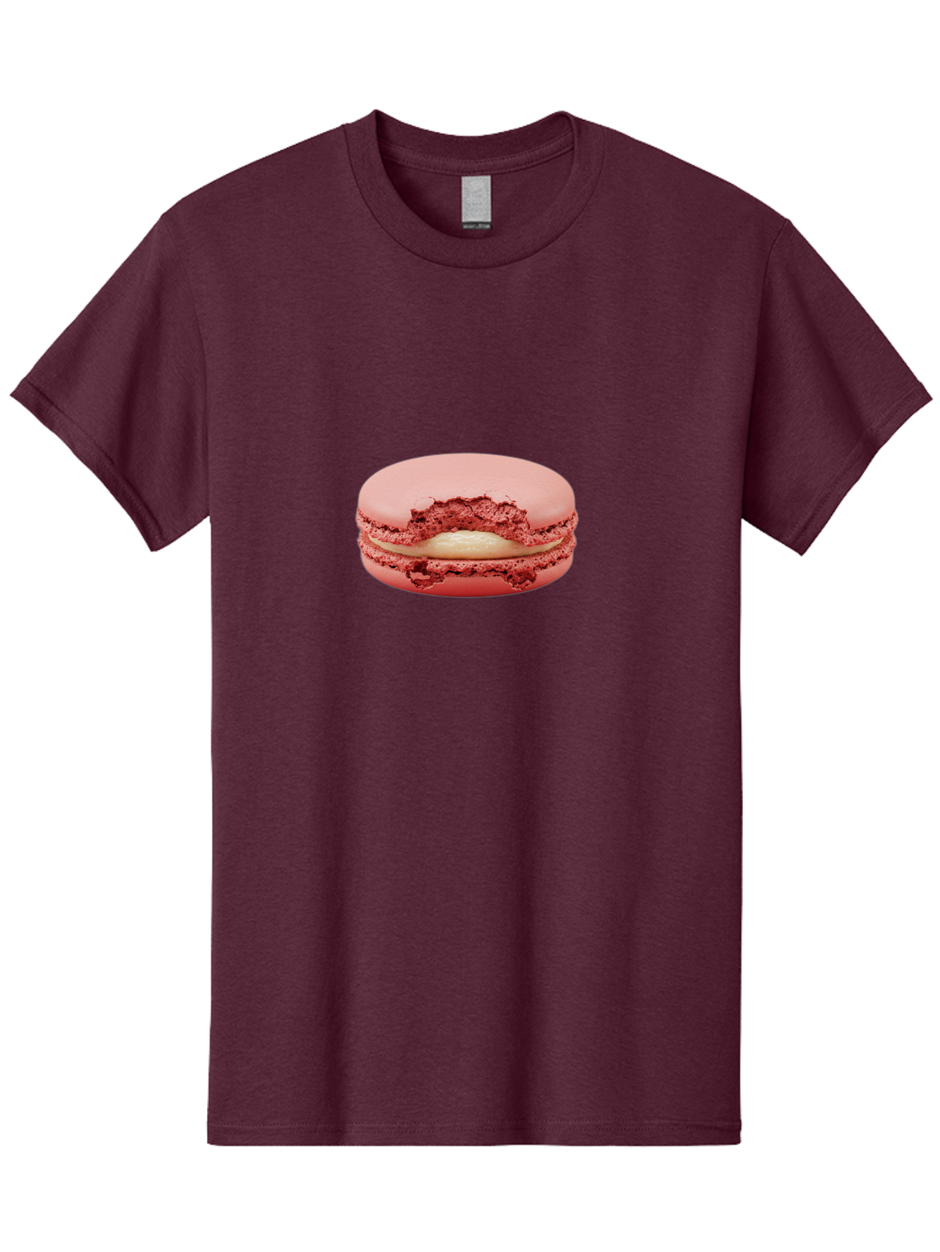 Pink-Macaron-4 Men'S Graphic Tee, 100% Cotton, Comfortable Casual Summer Wear, Machine Washable, Pink Macaron, French Dessert, Buttercream Filling, Sweet Treat, Delicate Meringue, Macarons, Dessert Lover, Chewy Texture, Sweet Indulgence Bab176 15