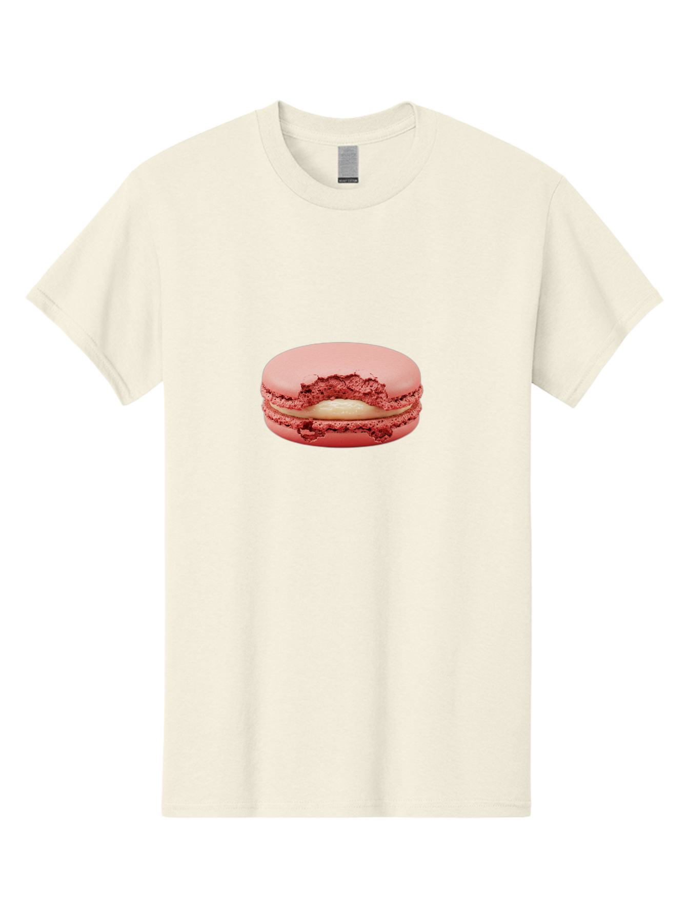 Pink-Macaron-4 Men'S Graphic Tee, 100% Cotton, Comfortable Casual Summer Wear, Machine Washable, Pink Macaron, French Dessert, Buttercream Filling, Sweet Treat, Delicate Meringue, Macarons, Dessert Lover, Chewy Texture, Sweet Indulgence Bab176 5
