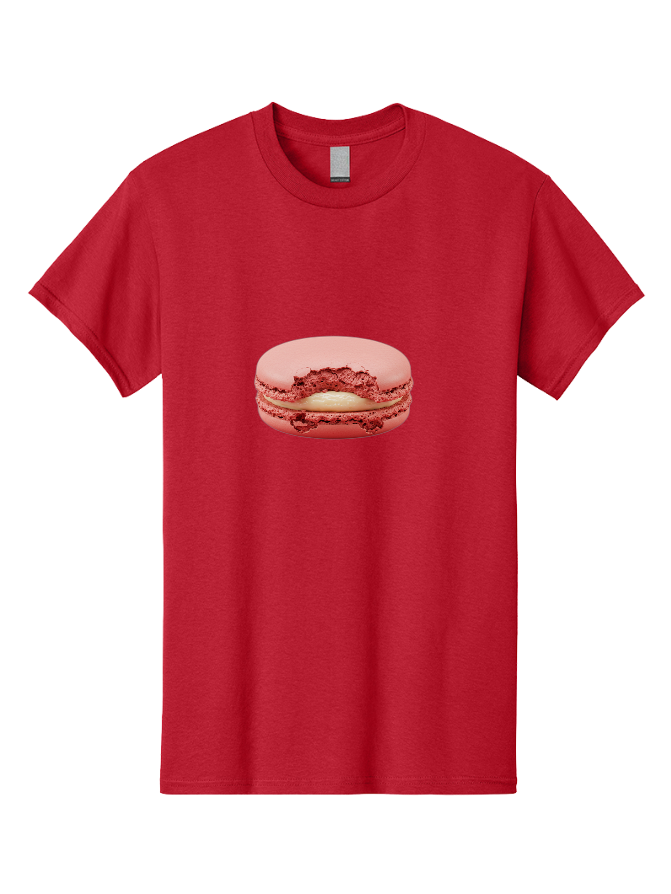 Pink-Macaron-4 Men'S Graphic Tee, 100% Cotton, Comfortable Casual Summer Wear, Machine Washable, Pink Macaron, French Dessert, Buttercream Filling, Sweet Treat, Delicate Meringue, Macarons, Dessert Lover, Chewy Texture, Sweet Indulgence Bab176 25