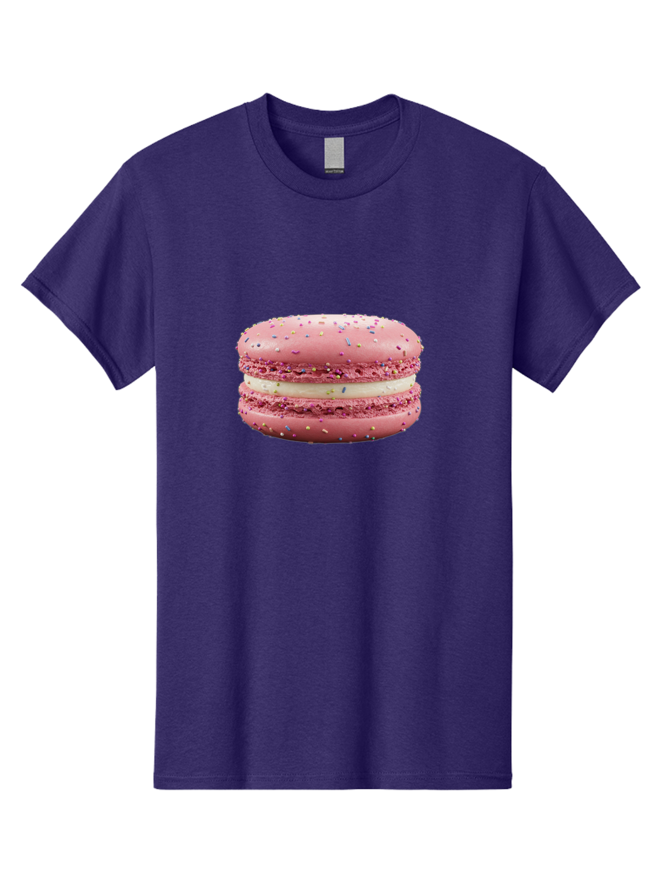 Pink-Macaron-8 Men'S Graphic Tee, 100% Cotton, Comfortable Casual Summer Wear, Machine Washable, Pink Macaron, French Dessert, Sweet Treats, Colorful Sprinkles, Creamy Filling, Pastel Colors, Delicious Pastry, Baked Goods, Dessert Lover Bab180 23