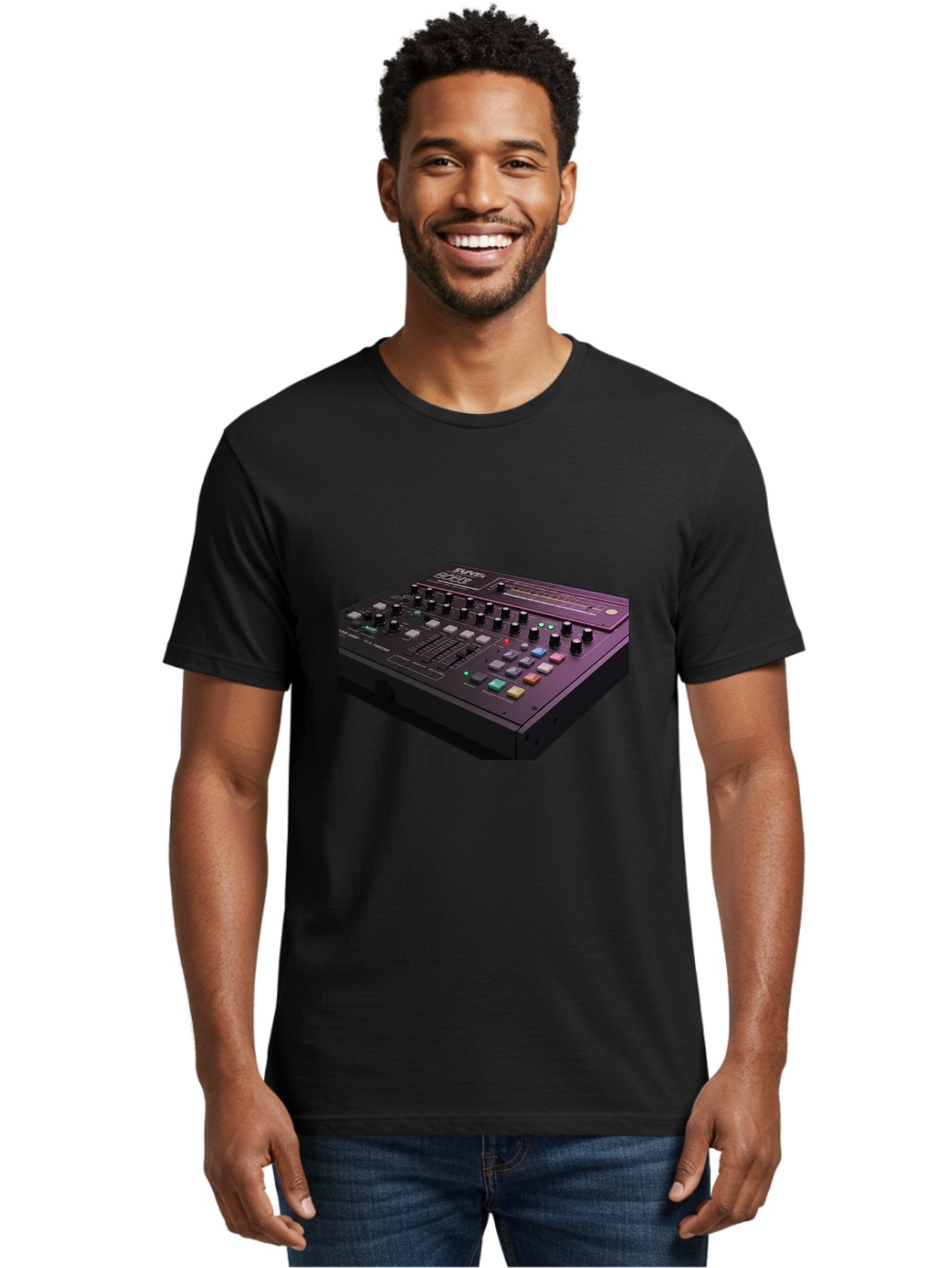 Pioneer-Dj-Ddj-400 Men'S Graphic Tee, 100% Cotton, Comfortable Casual Summer Wear, Machine Washable, Synthesizer, Audio Equipment, Music Production, Sound Design, Electronic Music, Knob Controls, Button Controls, Music Software, Bab195 27