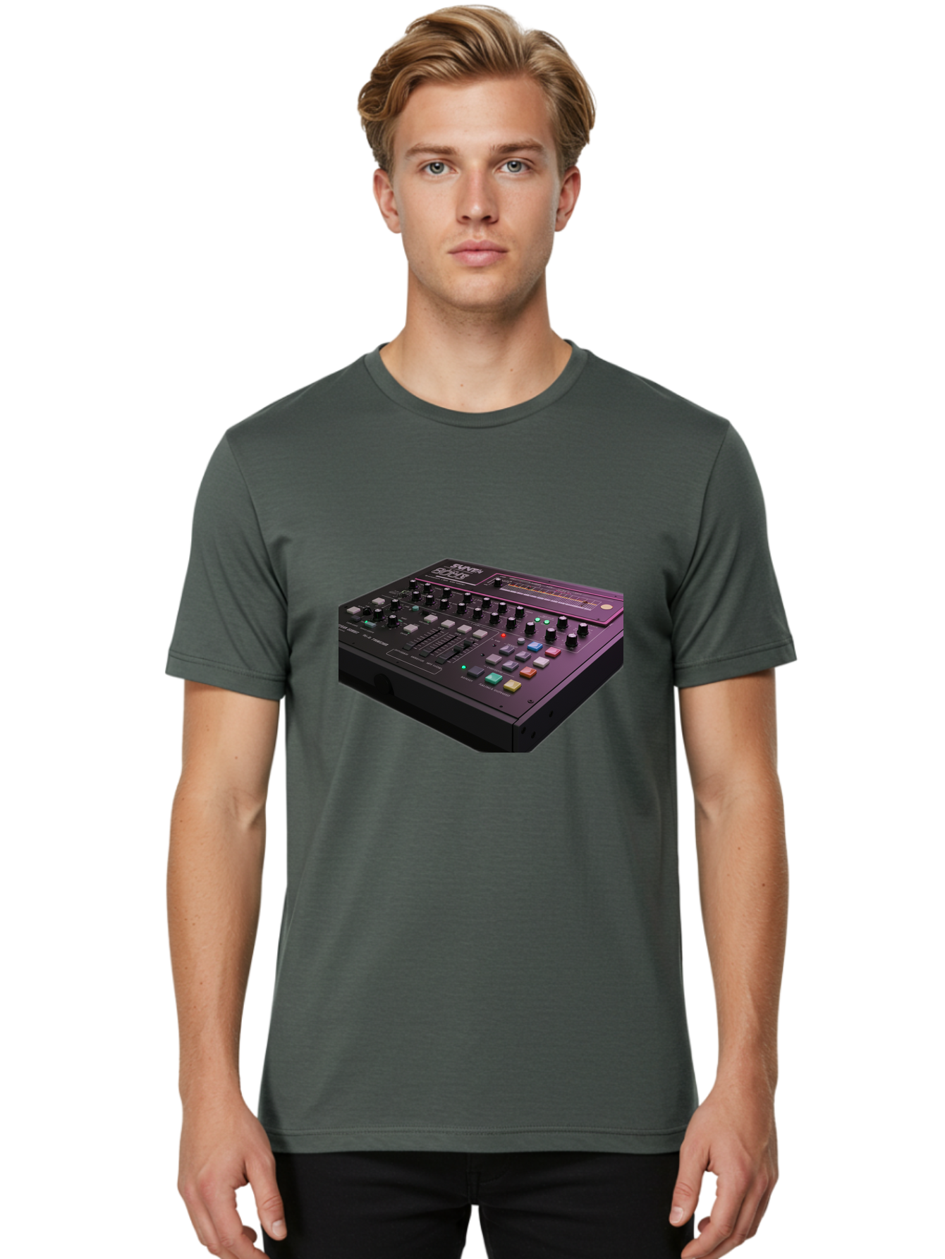 Pioneer-Dj-Ddj-400 Men'S Graphic Tee, 100% Cotton, Comfortable Casual Summer Wear, Machine Washable, Synthesizer, Audio Equipment, Music Production, Sound Design, Electronic Music, Knob Controls, Button Controls, Music Software, Bab195 20