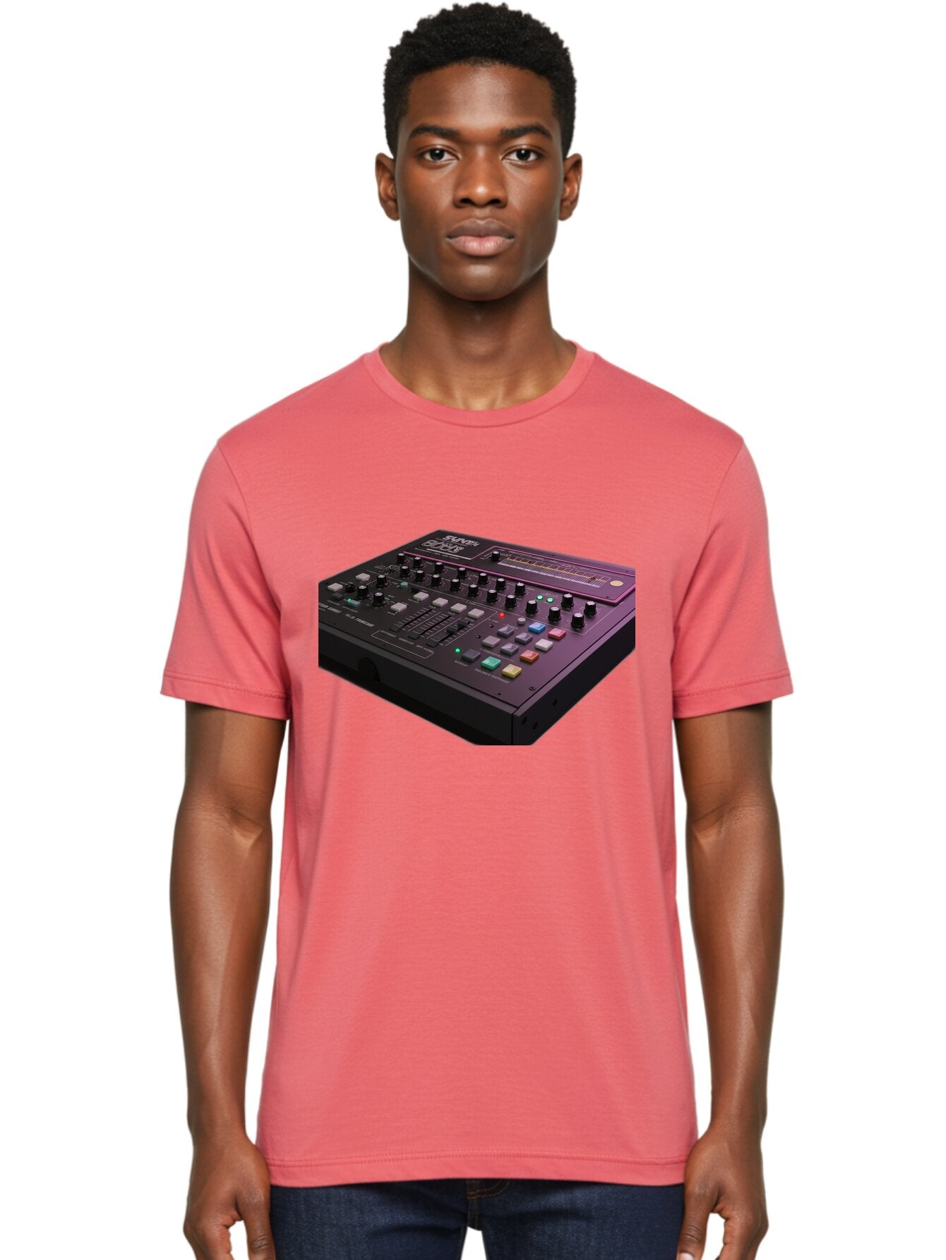 Pioneer-Dj-Ddj-400 Men'S Graphic Tee, 100% Cotton, Comfortable Casual Summer Wear, Machine Washable, Synthesizer, Audio Equipment, Music Production, Sound Design, Electronic Music, Knob Controls, Button Controls, Music Software, Bab195 20