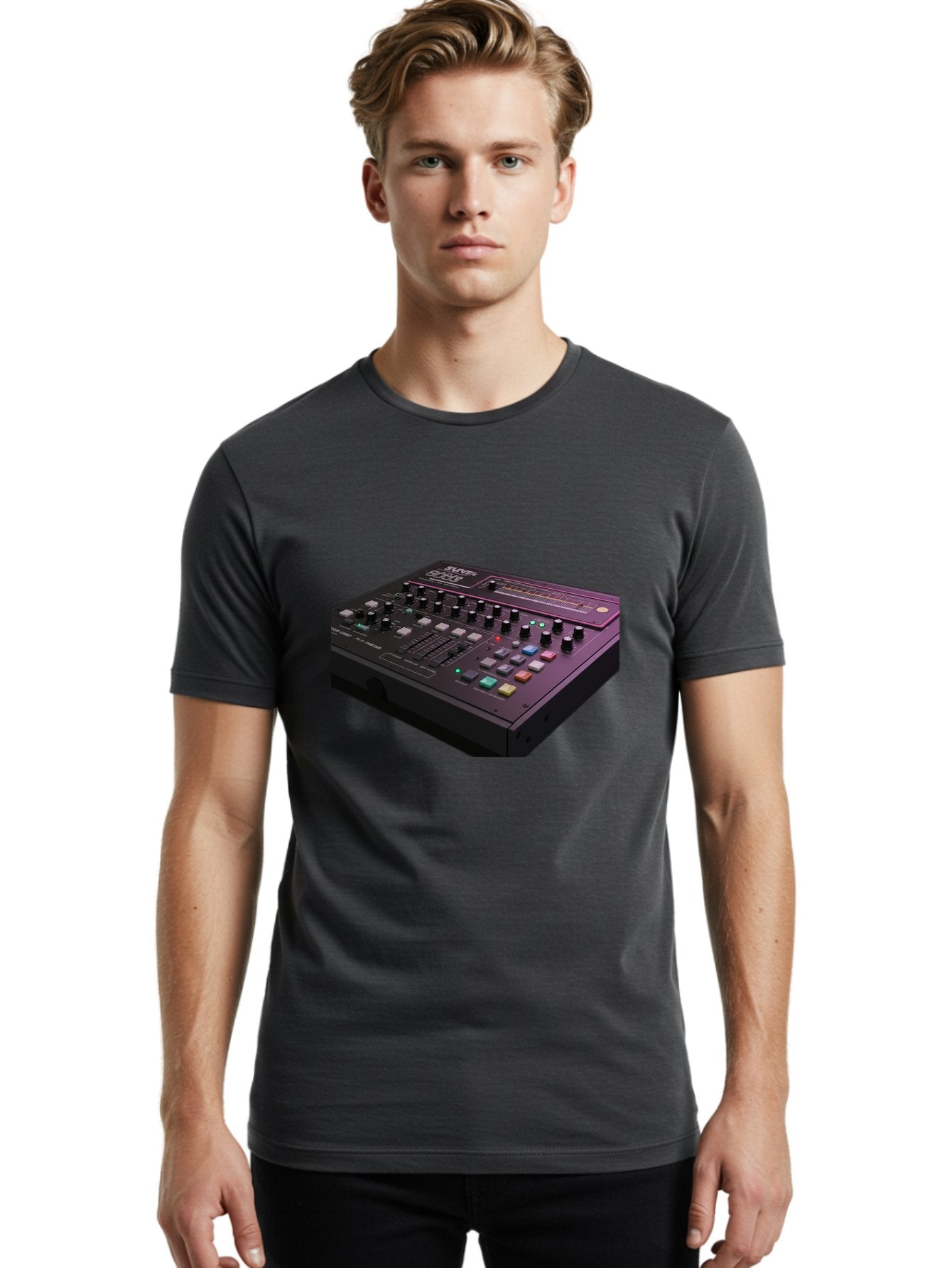Pioneer-Dj-Ddj-400 Men'S Graphic Tee, 100% Cotton, Comfortable Casual Summer Wear, Machine Washable, Synthesizer, Audio Equipment, Music Production, Sound Design, Electronic Music, Knob Controls, Button Controls, Music Software, Bab195 26