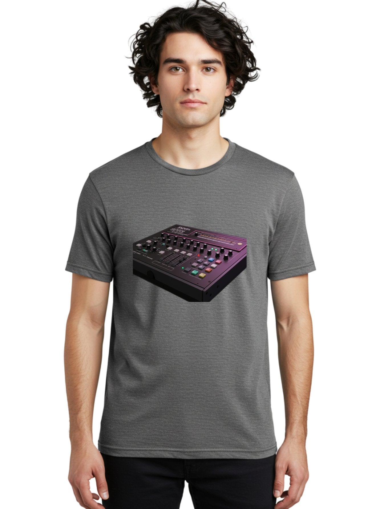 Pioneer-Dj-Ddj-400 Men'S Graphic Tee, 100% Cotton, Comfortable Casual Summer Wear, Machine Washable, Synthesizer, Audio Equipment, Music Production, Sound Design, Electronic Music, Knob Controls, Button Controls, Music Software, Bab195 16