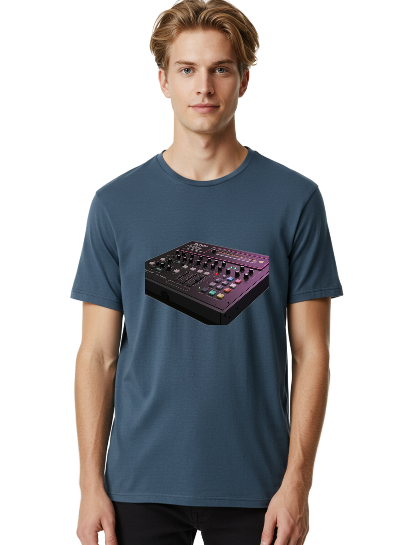 Pioneer-Dj-Ddj-400 Men'S Graphic Tee, 100% Cotton, Comfortable Casual Summer Wear, Machine Washable, Synthesizer, Audio Equipment, Music Production, Sound Design, Electronic Music, Knob Controls, Button Controls, Music Software, Bab195 14