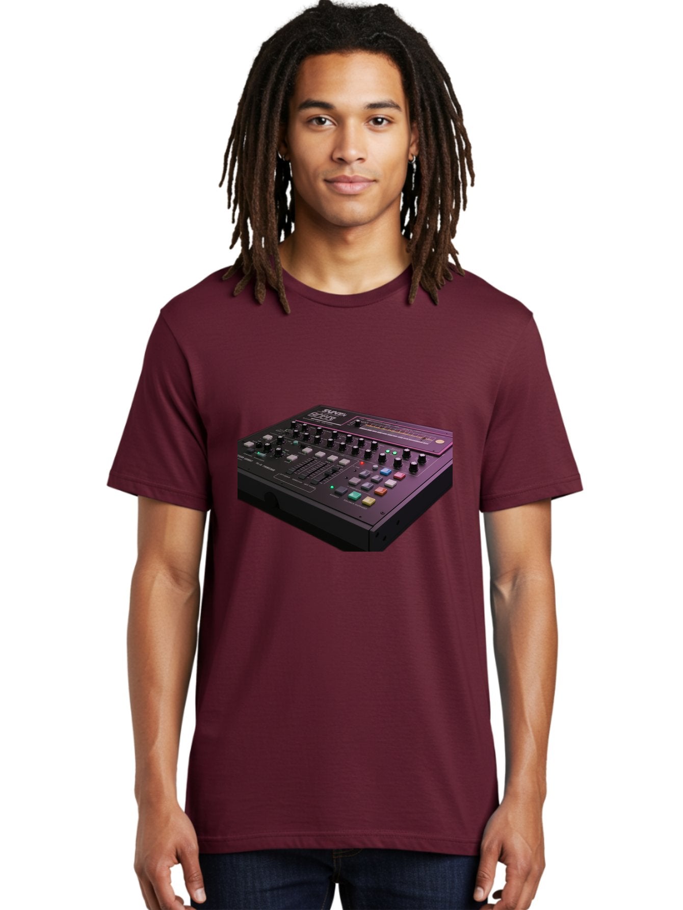Pioneer-Dj-Ddj-400 Men'S Graphic Tee, 100% Cotton, Comfortable Casual Summer Wear, Machine Washable, Synthesizer, Audio Equipment, Music Production, Sound Design, Electronic Music, Knob Controls, Button Controls, Music Software, Bab195 30