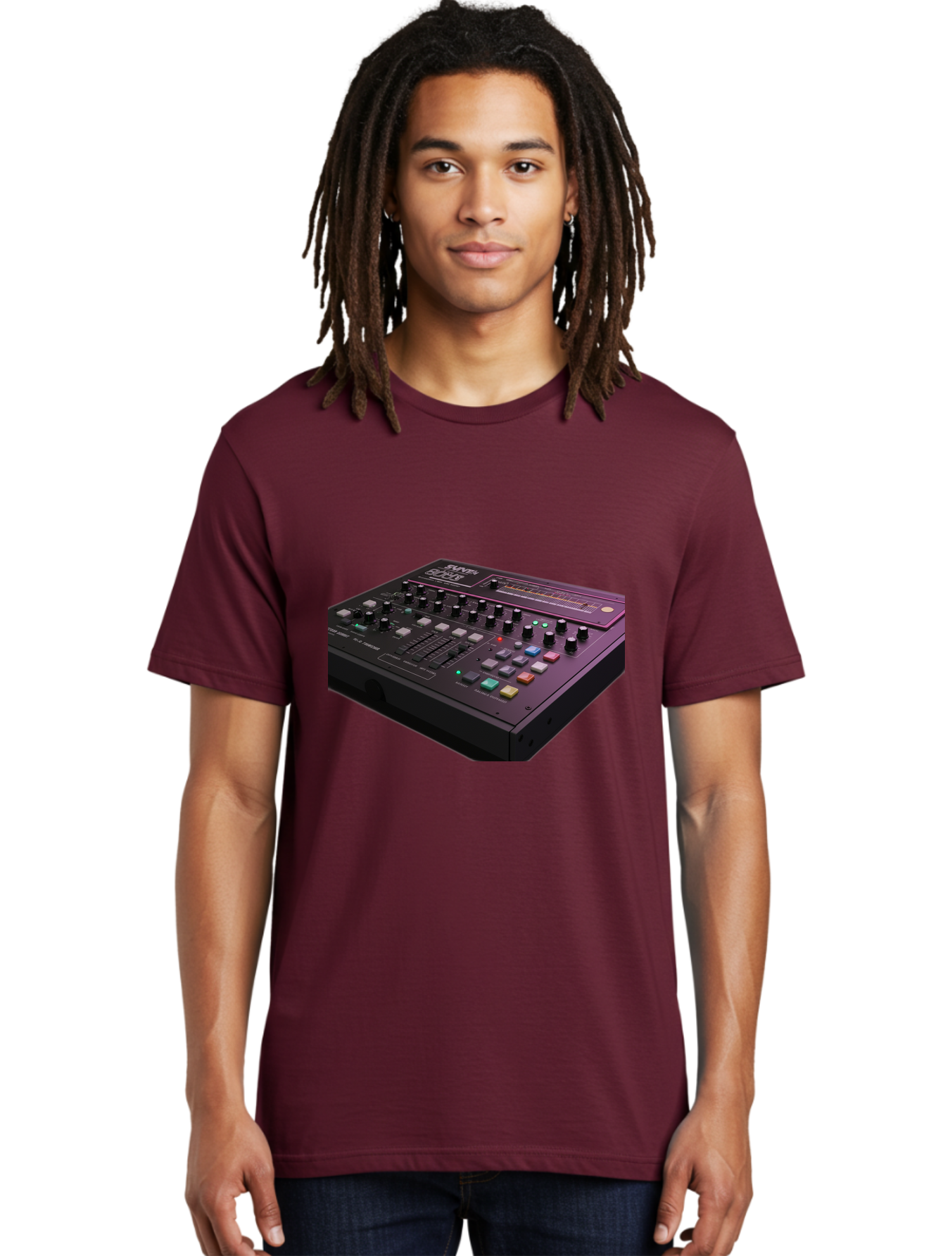 Pioneer-Dj-Ddj-400 Men'S Graphic Tee, 100% Cotton, Comfortable Casual Summer Wear, Machine Washable, Synthesizer, Audio Equipment, Music Production, Sound Design, Electronic Music, Knob Controls, Button Controls, Music Software, Bab195 16