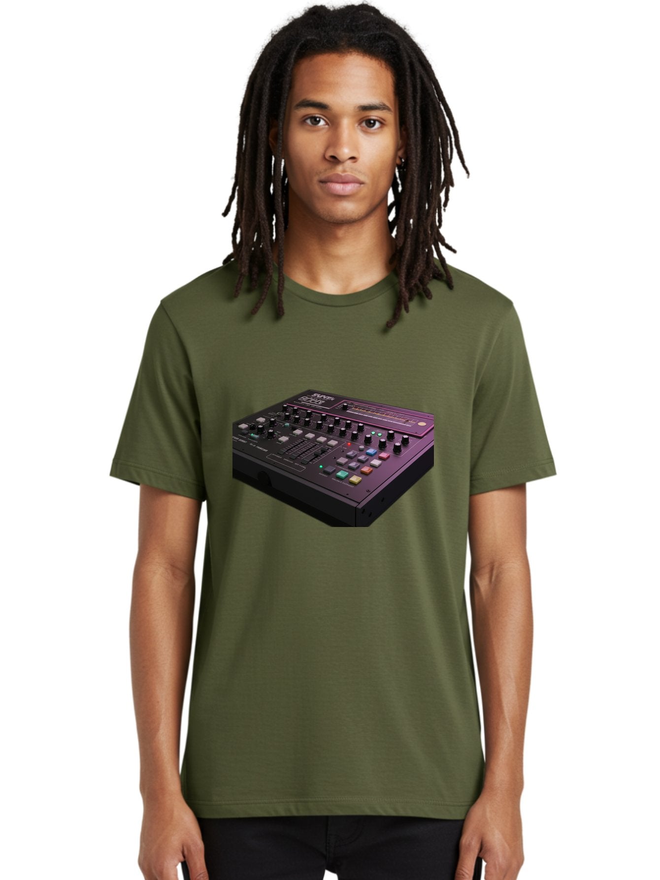 Pioneer-Dj-Ddj-400 Men'S Graphic Tee, 100% Cotton, Comfortable Casual Summer Wear, Machine Washable, Synthesizer, Audio Equipment, Music Production, Sound Design, Electronic Music, Knob Controls, Button Controls, Music Software, Bab195 18