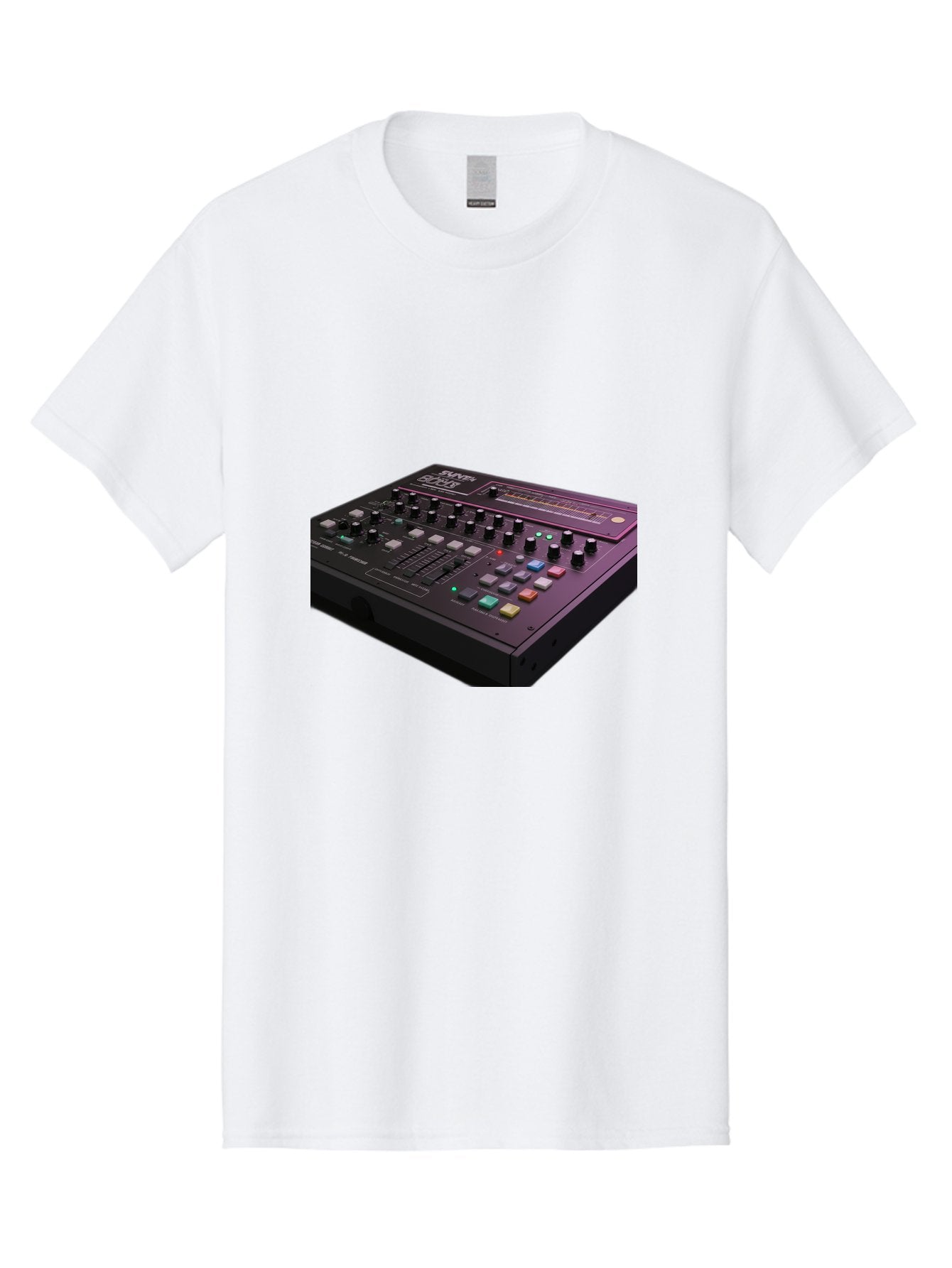 Pioneer-Dj-Ddj-400 Men'S Graphic Tee, 100% Cotton, Comfortable Casual Summer Wear, Machine Washable, Synthesizer, Audio Equipment, Music Production, Sound Design, Electronic Music, Knob Controls, Button Controls, Music Software, Bab195 10