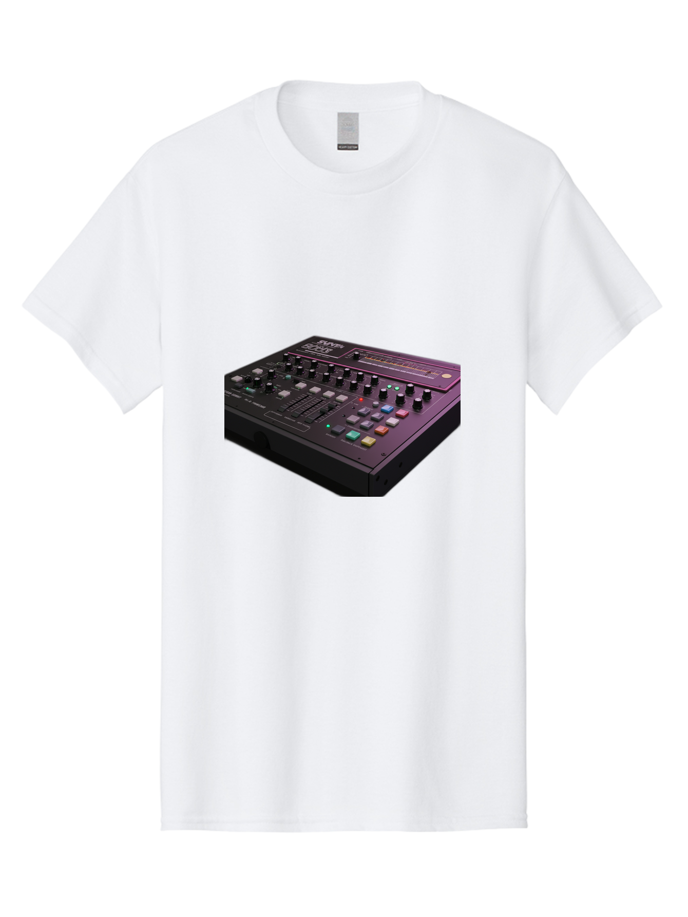 Pioneer-Dj-Ddj-400 Men'S Graphic Tee, 100% Cotton, Comfortable Casual Summer Wear, Machine Washable, Synthesizer, Audio Equipment, Music Production, Sound Design, Electronic Music, Knob Controls, Button Controls, Music Software, Bab195 7