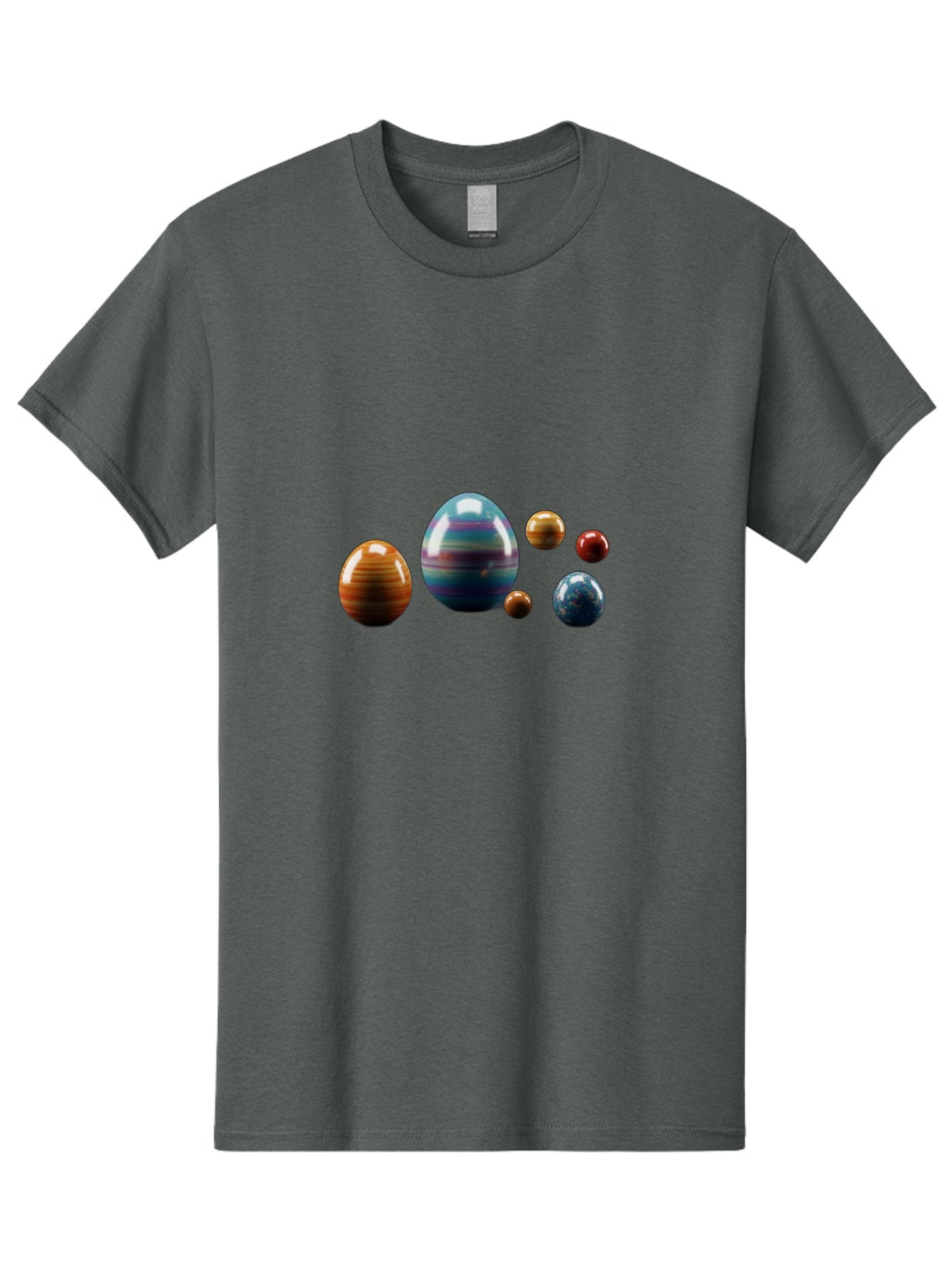 Planets Men'S Graphic Tee, 100% Cotton, Comfortable Casual Summer Wear, Machine Washable, Planets In Space, Colorful Spheres, Shiny Orbs, Celestial Bodies, Astronomy, Solar System, Vibrant Colors, Galactic Scenery, Space Exploration Bab207 7