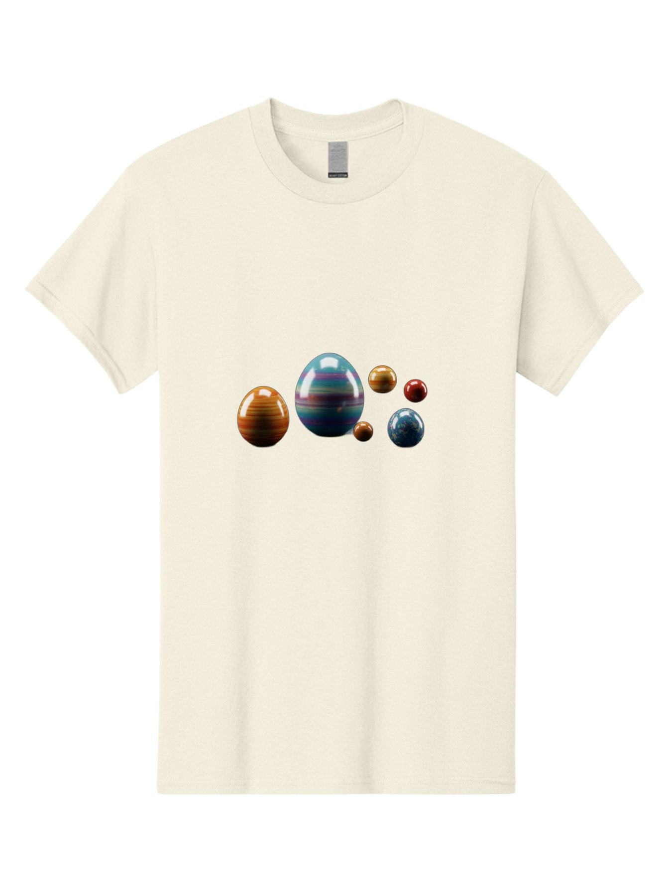 Planets Men'S Graphic Tee, 100% Cotton, Comfortable Casual Summer Wear, Machine Washable, Planets In Space, Colorful Spheres, Shiny Orbs, Celestial Bodies, Astronomy, Solar System, Vibrant Colors, Galactic Scenery, Space Exploration Bab207 15