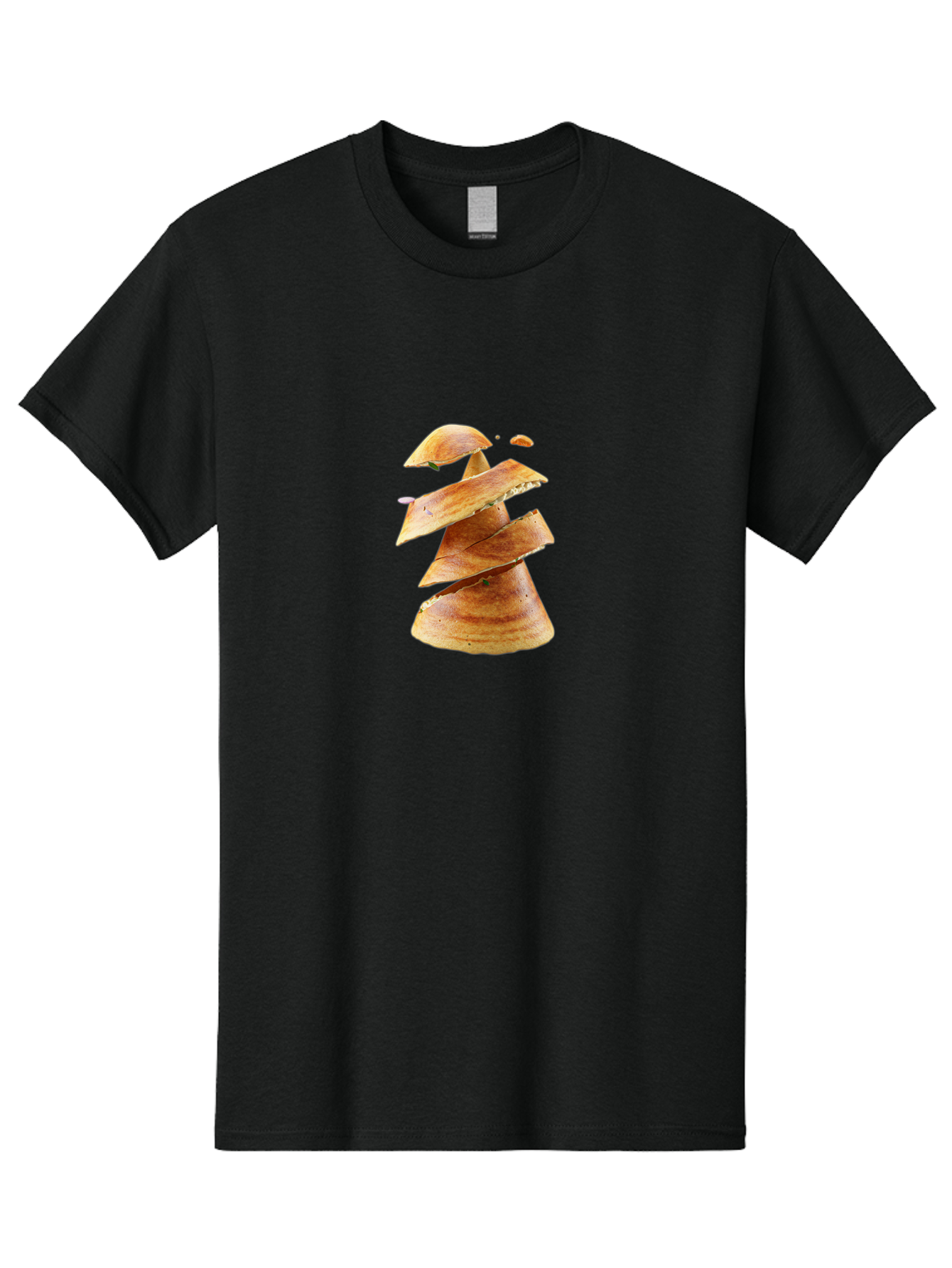 Potato-Chips-Tree Men'S Graphic Tee, 100% Cotton, Comfortable Casual Summer Wear, Machine Washable, Potato Chips Forming A Christmas Tree, Crispy Snack, Savory Delight, Crunchy Texture, Stack Of Chips, Festive Snack, Food Art, Bab216 7