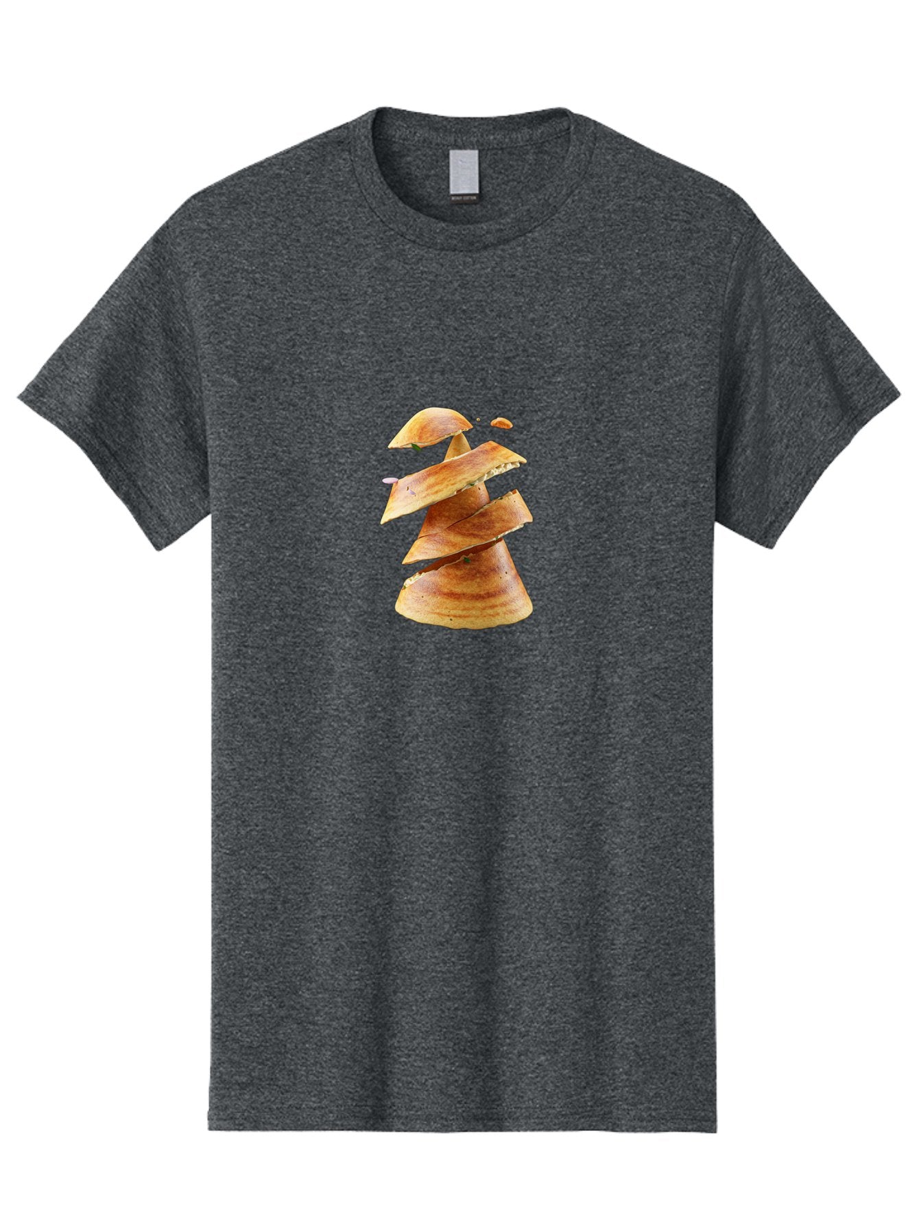 Potato-Chips-Tree Men'S Graphic Tee, 100% Cotton, Comfortable Casual Summer Wear, Machine Washable, Potato Chips Forming A Christmas Tree, Crispy Snack, Savory Delight, Crunchy Texture, Stack Of Chips, Festive Snack, Food Art, Bab216 8