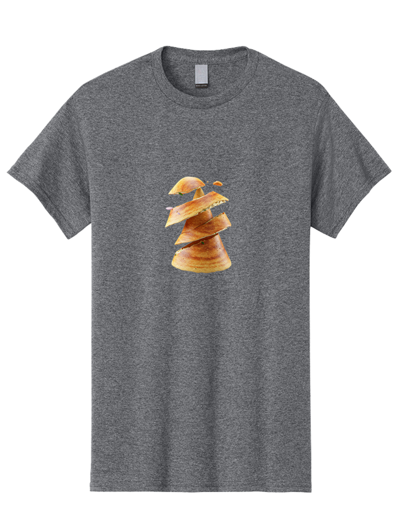 Potato-Chips-Tree Men'S Graphic Tee, 100% Cotton, Comfortable Casual Summer Wear, Machine Washable, Potato Chips Forming A Christmas Tree, Crispy Snack, Savory Delight, Crunchy Texture, Stack Of Chips, Festive Snack, Food Art, Bab216 29