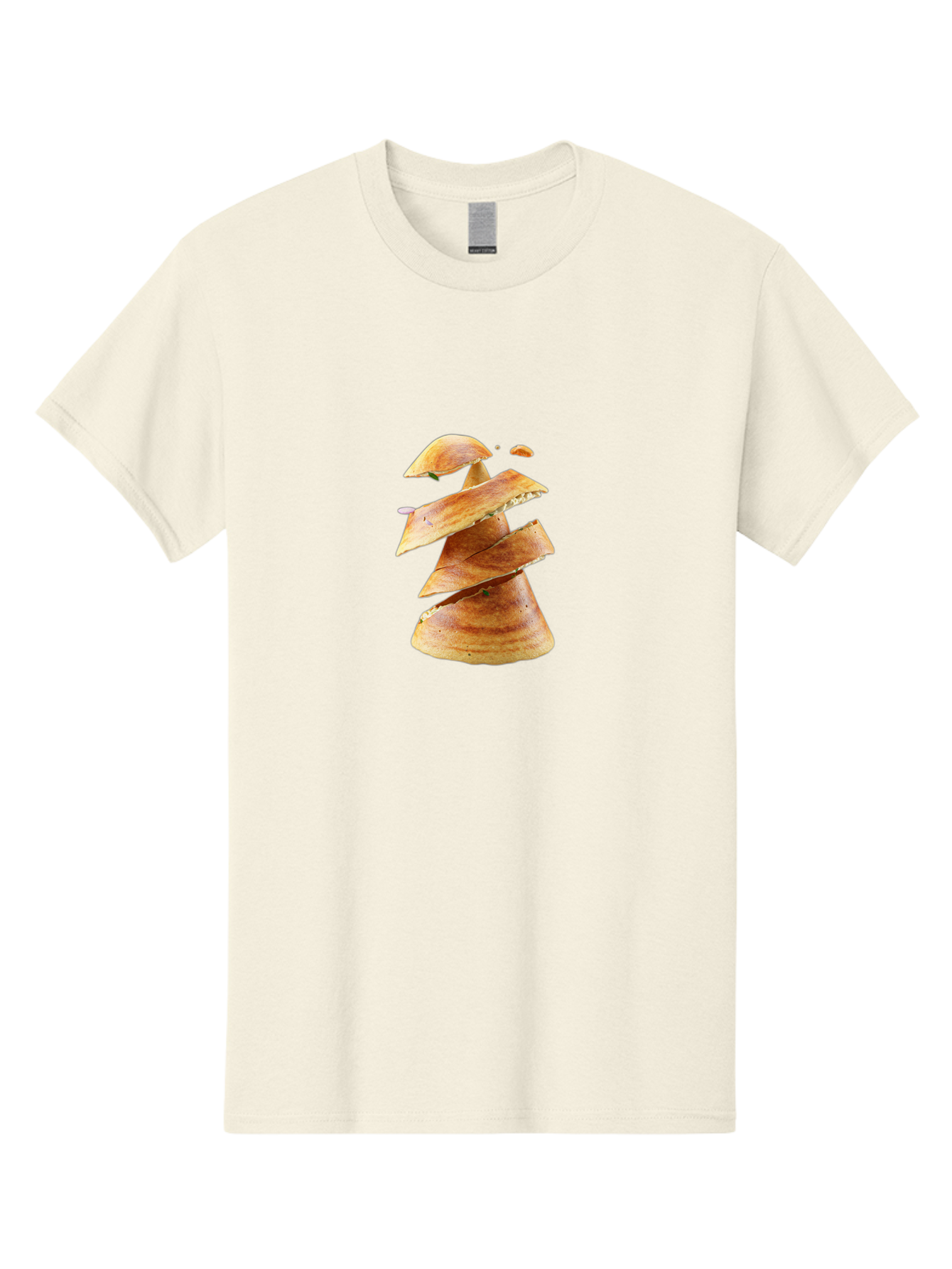 Potato-Chips-Tree Men'S Graphic Tee, 100% Cotton, Comfortable Casual Summer Wear, Machine Washable, Potato Chips Forming A Christmas Tree, Crispy Snack, Savory Delight, Crunchy Texture, Stack Of Chips, Festive Snack, Food Art, Bab216 19