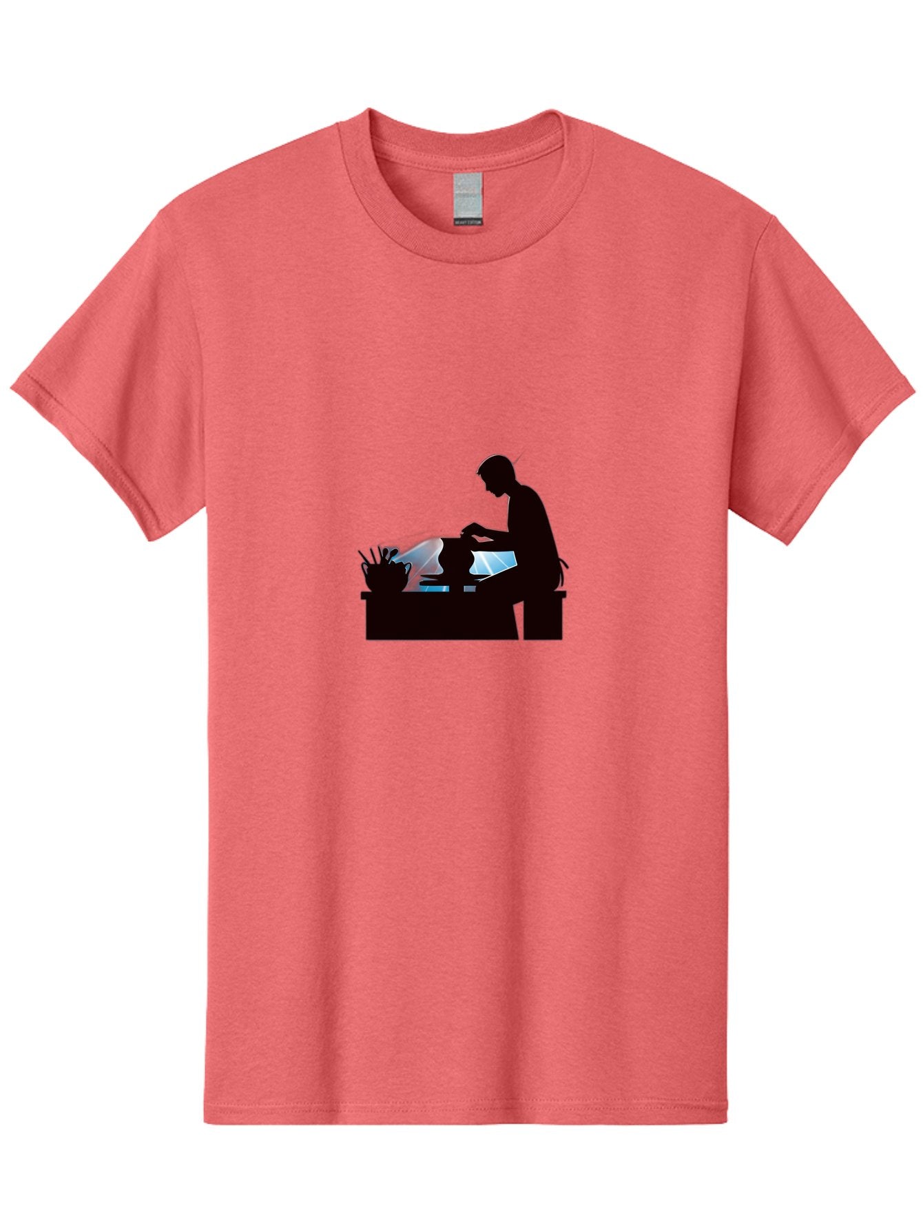 Potter-1 Men'S Graphic Tee, 100% Cotton, Comfortable Casual Summer Wear, Machine Washable, Potter At Work, Pottery Wheel, Creative Process, Craftsmanship, Artisanal Skills, Clay Modeling, Ceramic Art, Studio Work, Artistic Expression Bab218 15