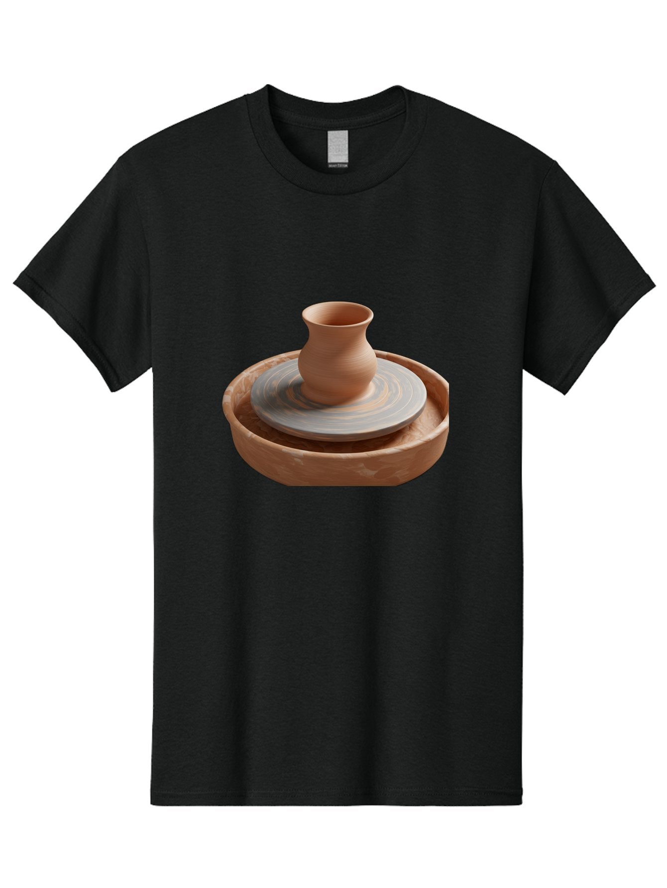 Potter-S-Wheel-5 Men'S Graphic Tee, 100% Cotton, Comfortable Casual Summer Wear, Machine Washable, Potter'S Wheel, Clay Pot, Pottery Making, Ceramics, Handmade, Artisanal, Creative Process, Craft, Pottery Wheel, Clay Vessel Bab236 14