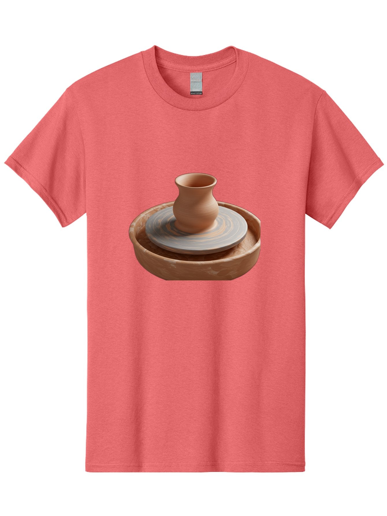 Potter-S-Wheel-5 Men'S Graphic Tee, 100% Cotton, Comfortable Casual Summer Wear, Machine Washable, Potter'S Wheel, Clay Pot, Pottery Making, Ceramics, Handmade, Artisanal, Creative Process, Craft, Pottery Wheel, Clay Vessel Bab236 9