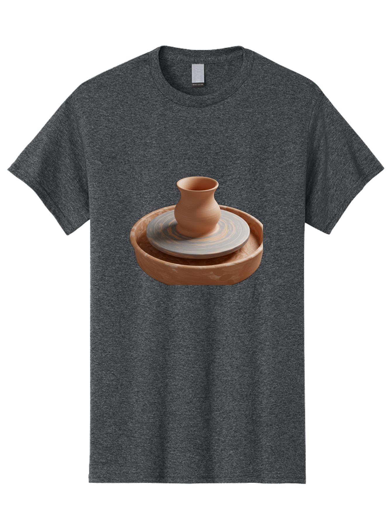 Potter-S-Wheel-5 Men'S Graphic Tee, 100% Cotton, Comfortable Casual Summer Wear, Machine Washable, Potter'S Wheel, Clay Pot, Pottery Making, Ceramics, Handmade, Artisanal, Creative Process, Craft, Pottery Wheel, Clay Vessel Bab236 8