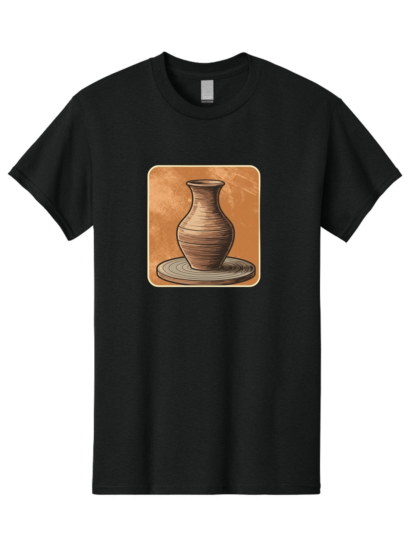 Pottery-Vase Men'S Graphic Tee, 100% Cotton, Comfortable Casual Summer Wear, Machine Washable, Pottery Wheel, Clay Vase, Handmade Ceramics, Artisanal Craftsmanship, Traditional Pottery, Earthenware, Terracotta, Pottery Making, Clay Modeling, Bab246 5