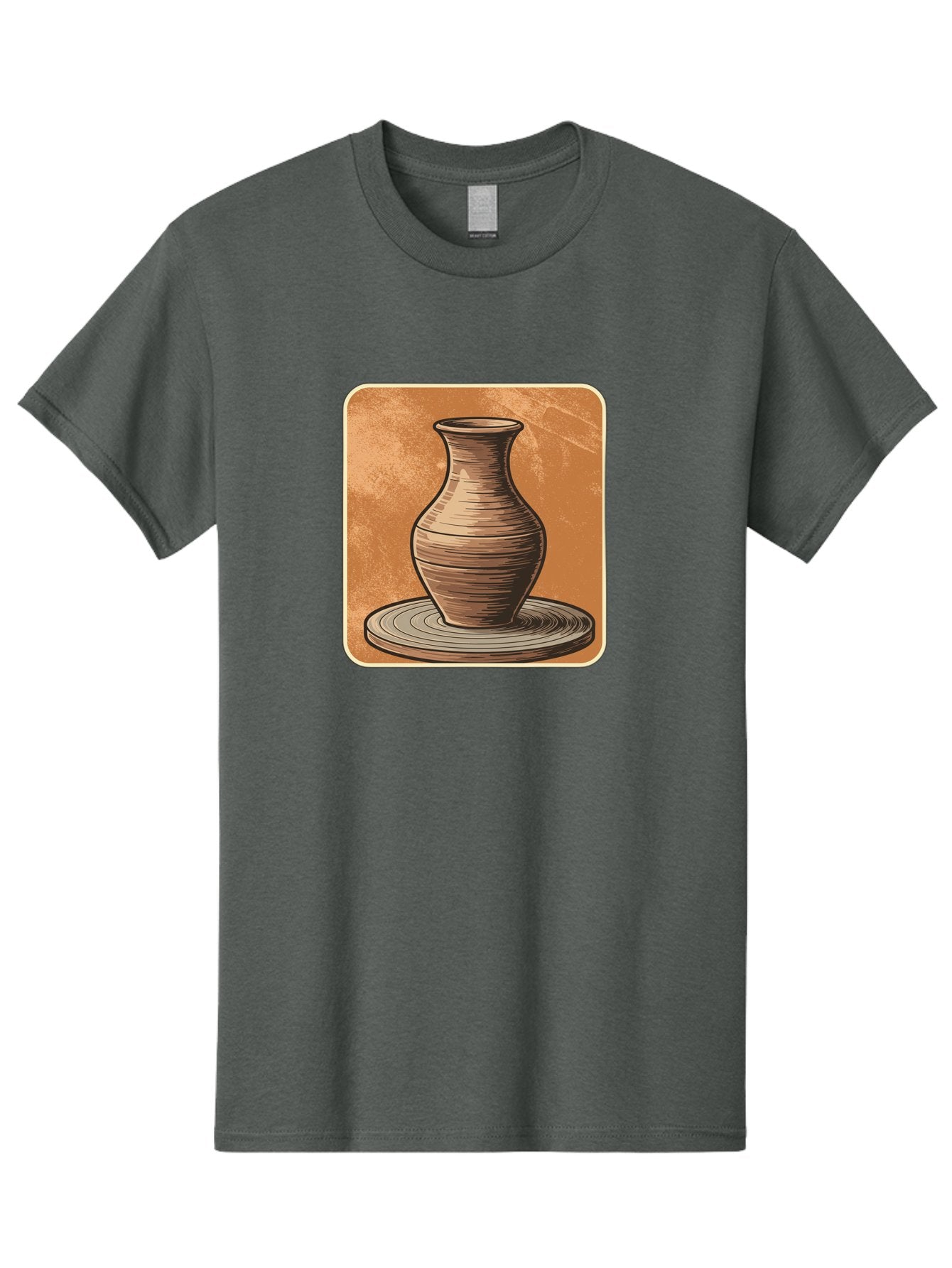Pottery-Vase Men'S Graphic Tee, 100% Cotton, Comfortable Casual Summer Wear, Machine Washable, Pottery Wheel, Clay Vase, Handmade Ceramics, Artisanal Craftsmanship, Traditional Pottery, Earthenware, Terracotta, Pottery Making, Clay Modeling, Bab246 11