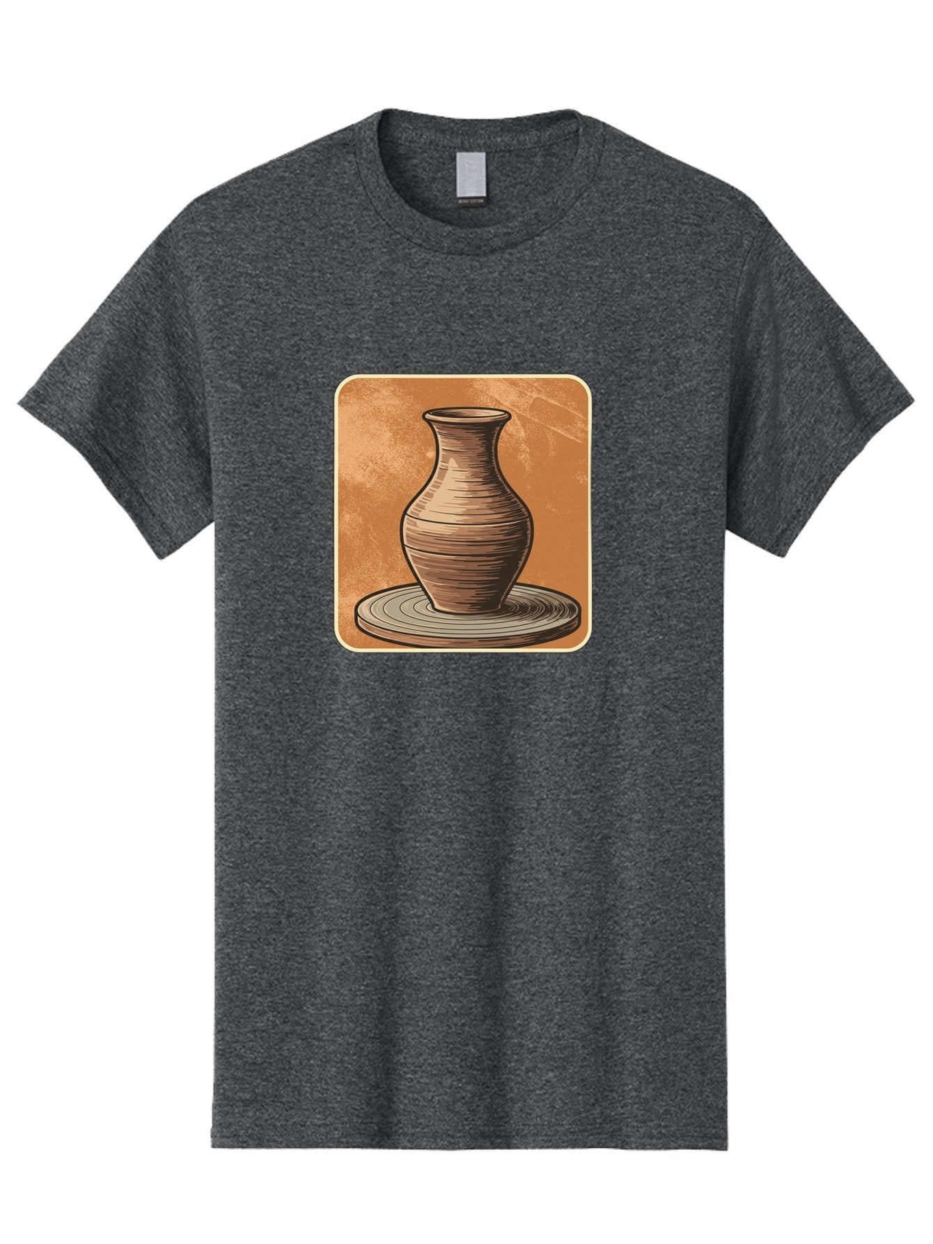 Pottery-Vase Men'S Graphic Tee, 100% Cotton, Comfortable Casual Summer Wear, Machine Washable, Pottery Wheel, Clay Vase, Handmade Ceramics, Artisanal Craftsmanship, Traditional Pottery, Earthenware, Terracotta, Pottery Making, Clay Modeling, Bab246 10