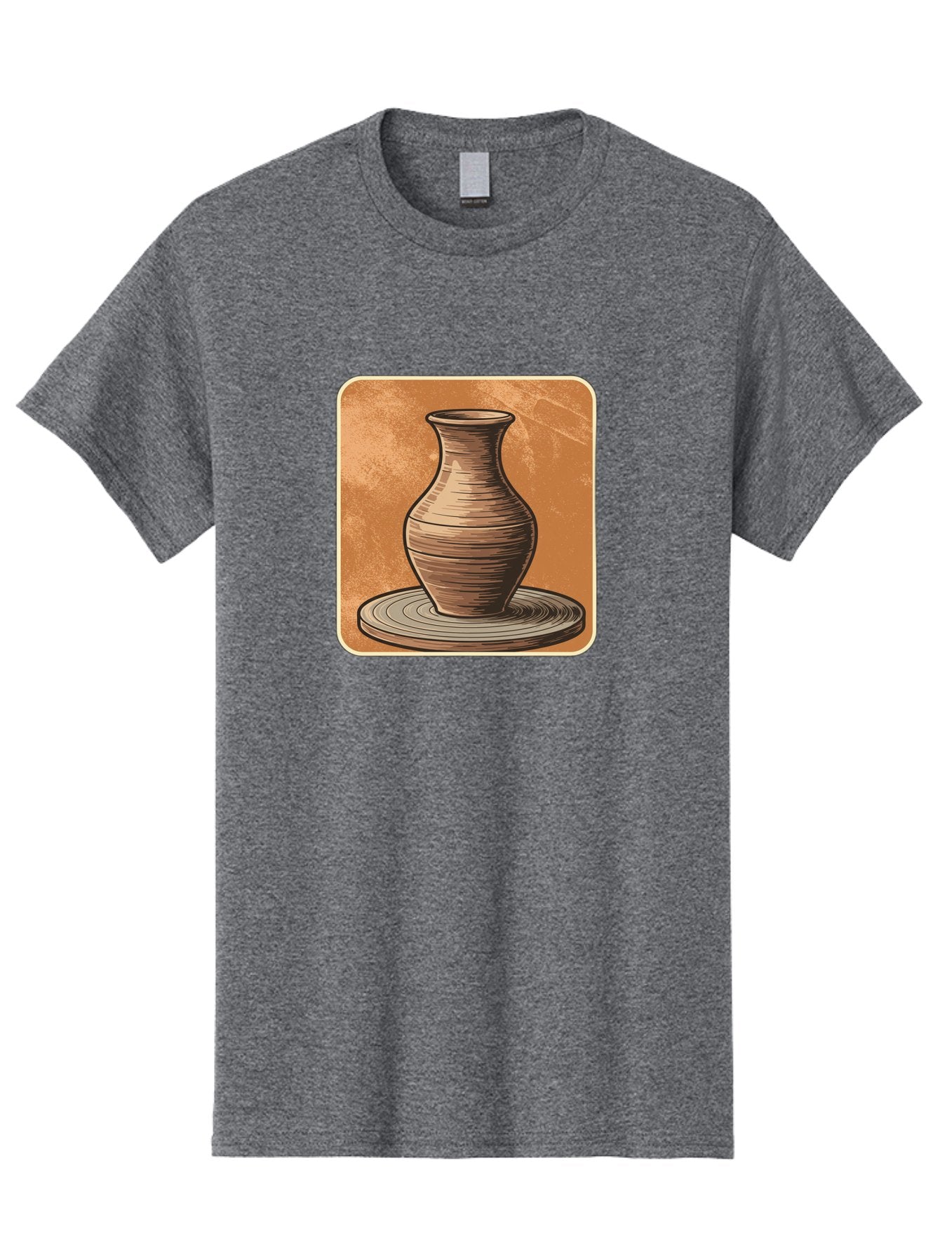 Pottery-Vase Men'S Graphic Tee, 100% Cotton, Comfortable Casual Summer Wear, Machine Washable, Pottery Wheel, Clay Vase, Handmade Ceramics, Artisanal Craftsmanship, Traditional Pottery, Earthenware, Terracotta, Pottery Making, Clay Modeling, Bab246 14
