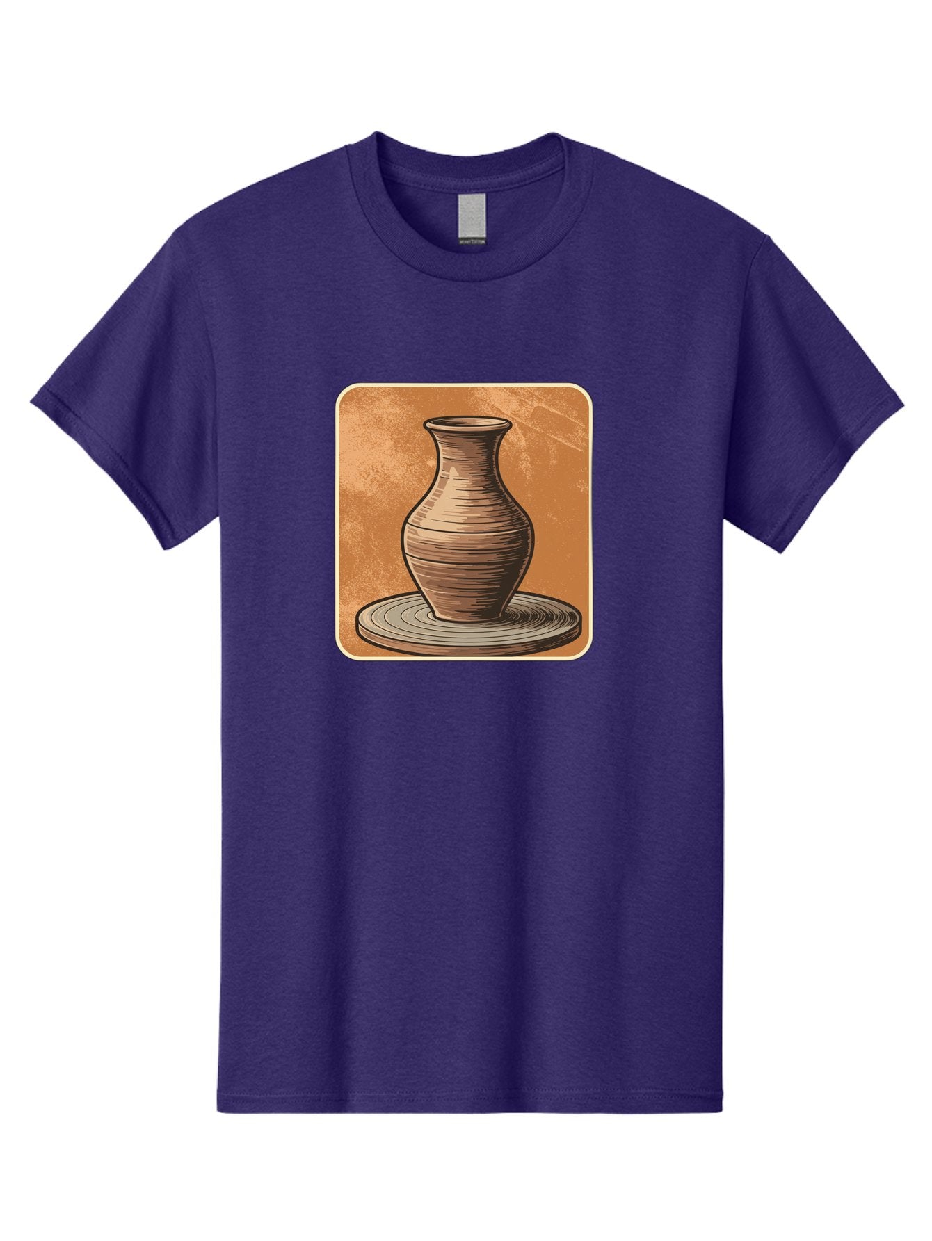 Pottery-Vase Men'S Graphic Tee, 100% Cotton, Comfortable Casual Summer Wear, Machine Washable, Pottery Wheel, Clay Vase, Handmade Ceramics, Artisanal Craftsmanship, Traditional Pottery, Earthenware, Terracotta, Pottery Making, Clay Modeling, Bab246 8