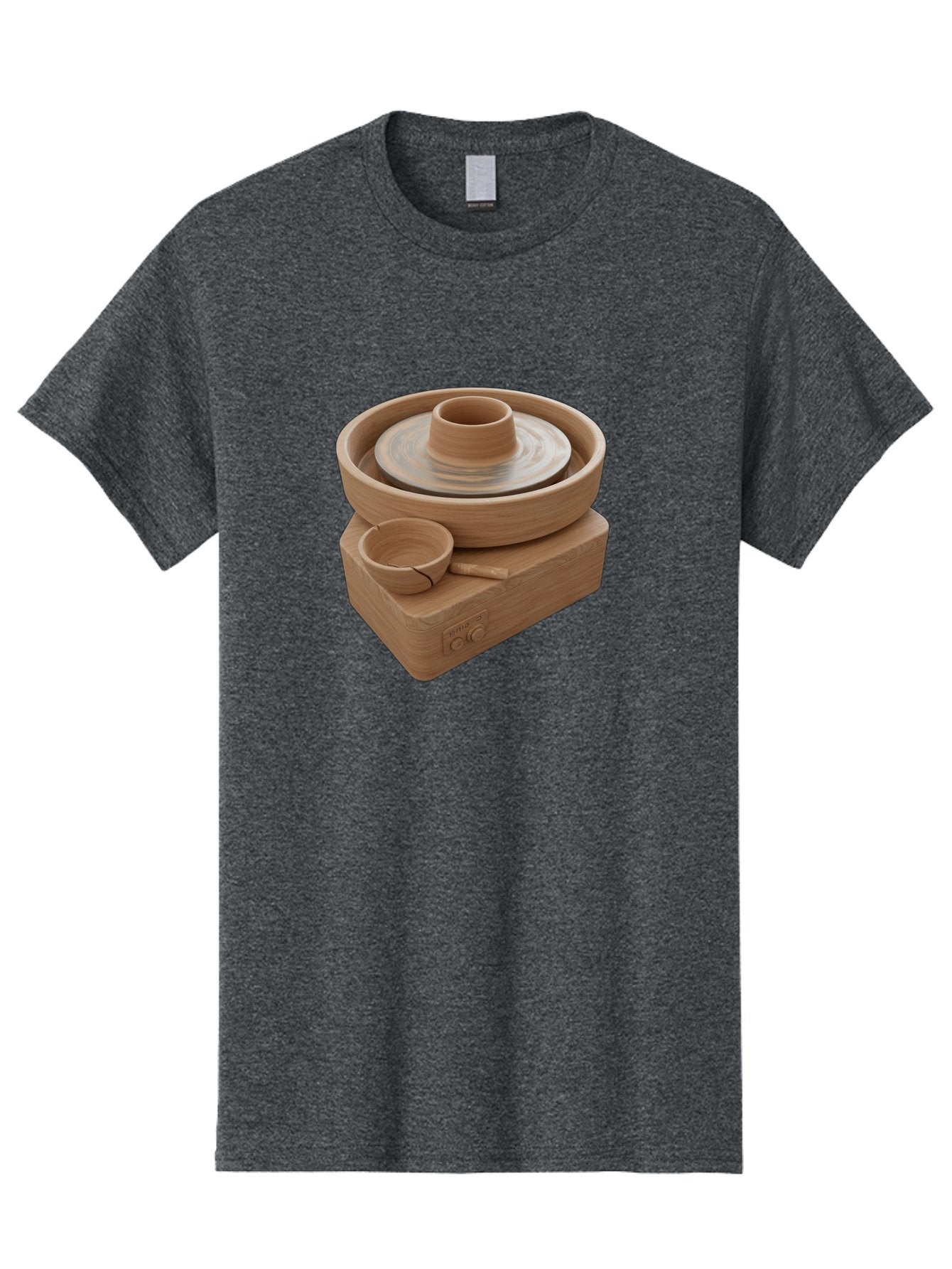 Pottery-Wheel-4 Men'S Graphic Tee, 100% Cotton, Comfortable Casual Summer Wear, Machine Washable, Potter'S Wheel, Clay Pot, Ceramics, Pottery Wheel, Handmade Crafts, Creative Art, Pottery Tools, Artisan Work, Clay Modeling, Pottery Making Bab252 11