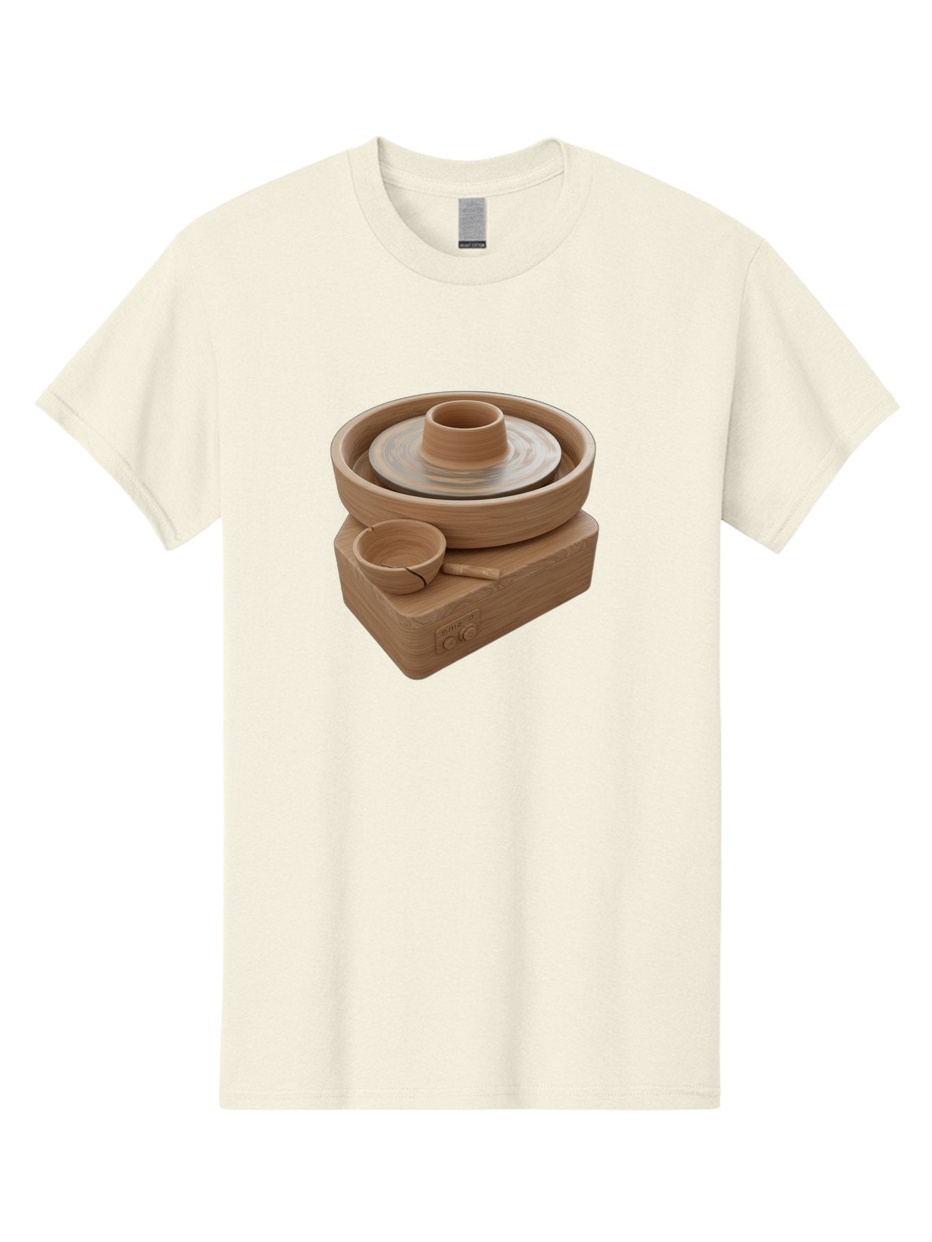 Pottery-Wheel-4 Men'S Graphic Tee, 100% Cotton, Comfortable Casual Summer Wear, Machine Washable, Potter'S Wheel, Clay Pot, Ceramics, Pottery Wheel, Handmade Crafts, Creative Art, Pottery Tools, Artisan Work, Clay Modeling, Pottery Making Bab252 12