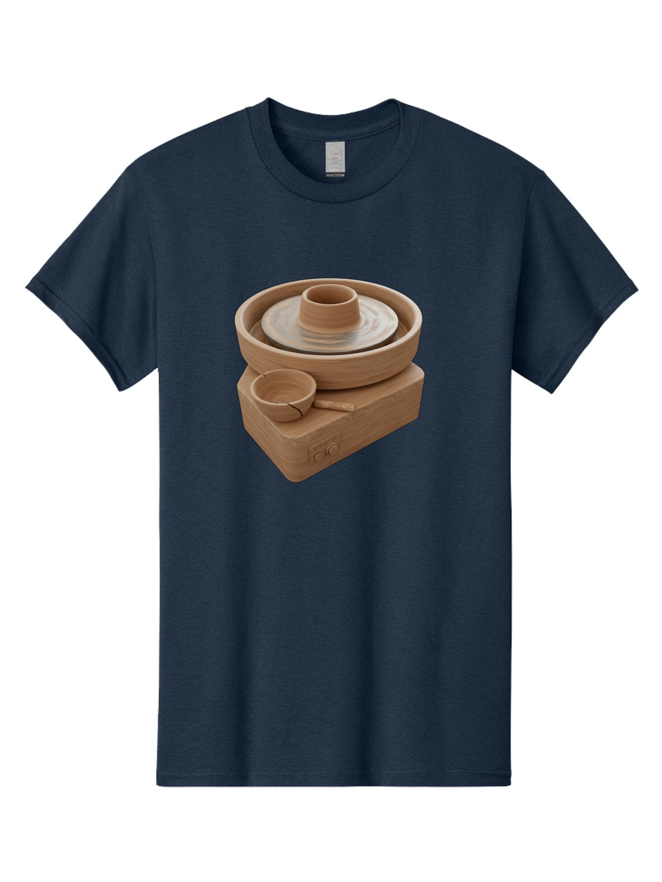 Pottery-Wheel-4 Men'S Graphic Tee, 100% Cotton, Comfortable Casual Summer Wear, Machine Washable, Potter'S Wheel, Clay Pot, Ceramics, Pottery Wheel, Handmade Crafts, Creative Art, Pottery Tools, Artisan Work, Clay Modeling, Pottery Making Bab252 8