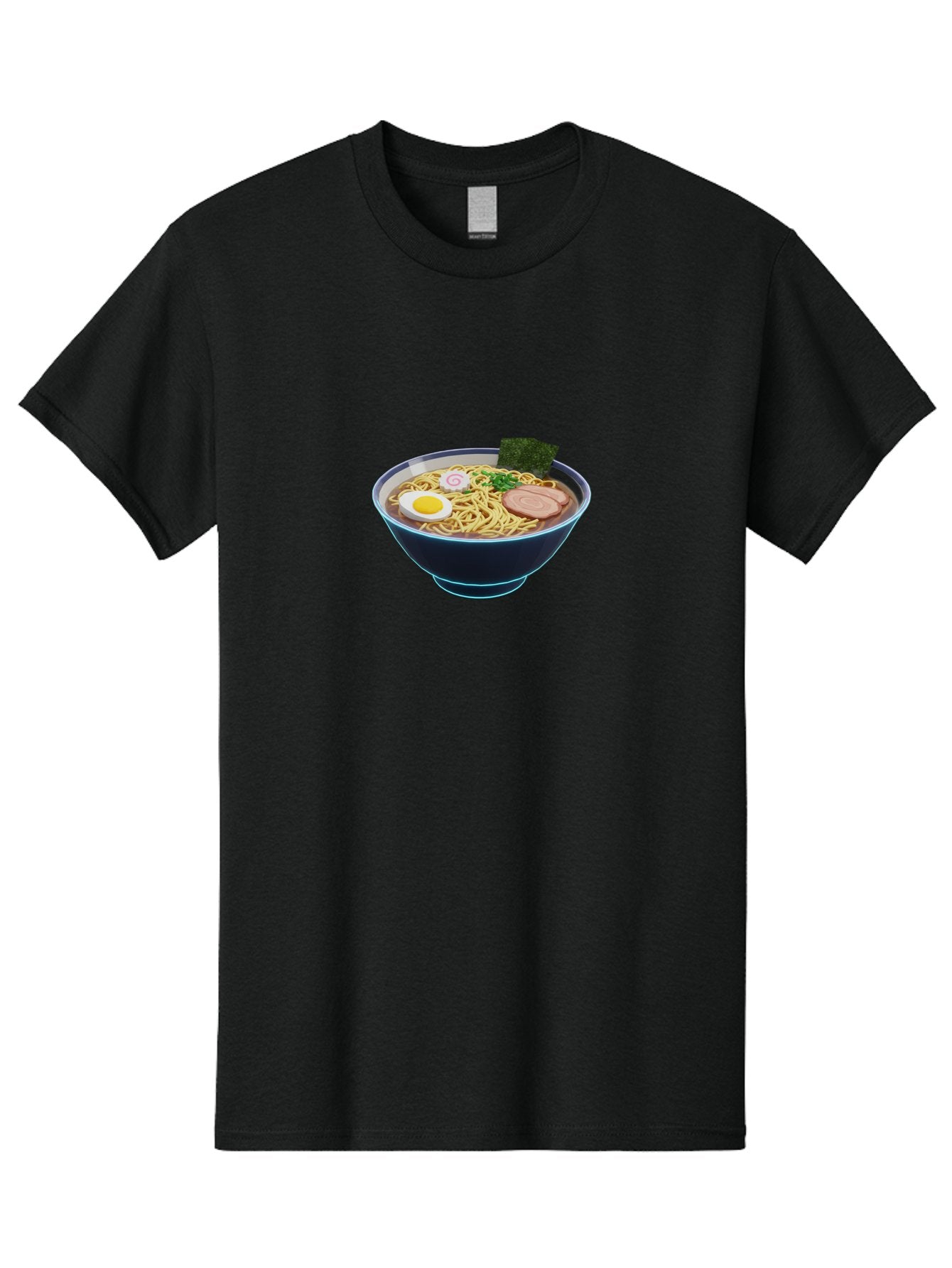 Ramen-1 Men'S Graphic Tee, 100% Cotton, Comfortable Casual Summer Wear, Machine Washable, Steaming Bowl Of Ramen Noodles, Slices Of Pork, Boiled Egg, Seaweed, Spring Onions, Japanese Cuisine, Comfort Food, Savory Broth, Noodle Soup, Bab275 14