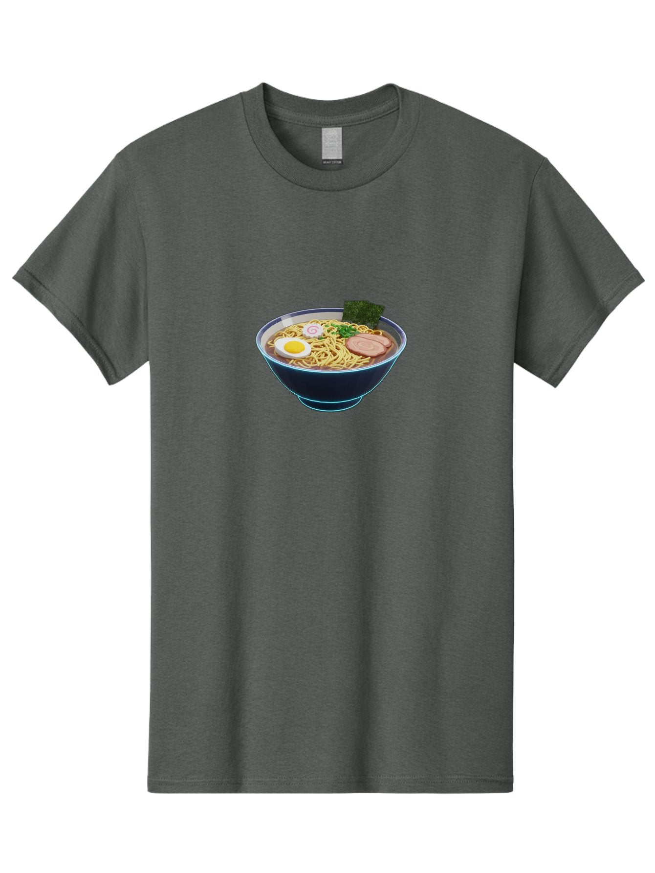 Ramen-1 Men'S Graphic Tee, 100% Cotton, Comfortable Casual Summer Wear, Machine Washable, Steaming Bowl Of Ramen Noodles, Slices Of Pork, Boiled Egg, Seaweed, Spring Onions, Japanese Cuisine, Comfort Food, Savory Broth, Noodle Soup, Bab275 9