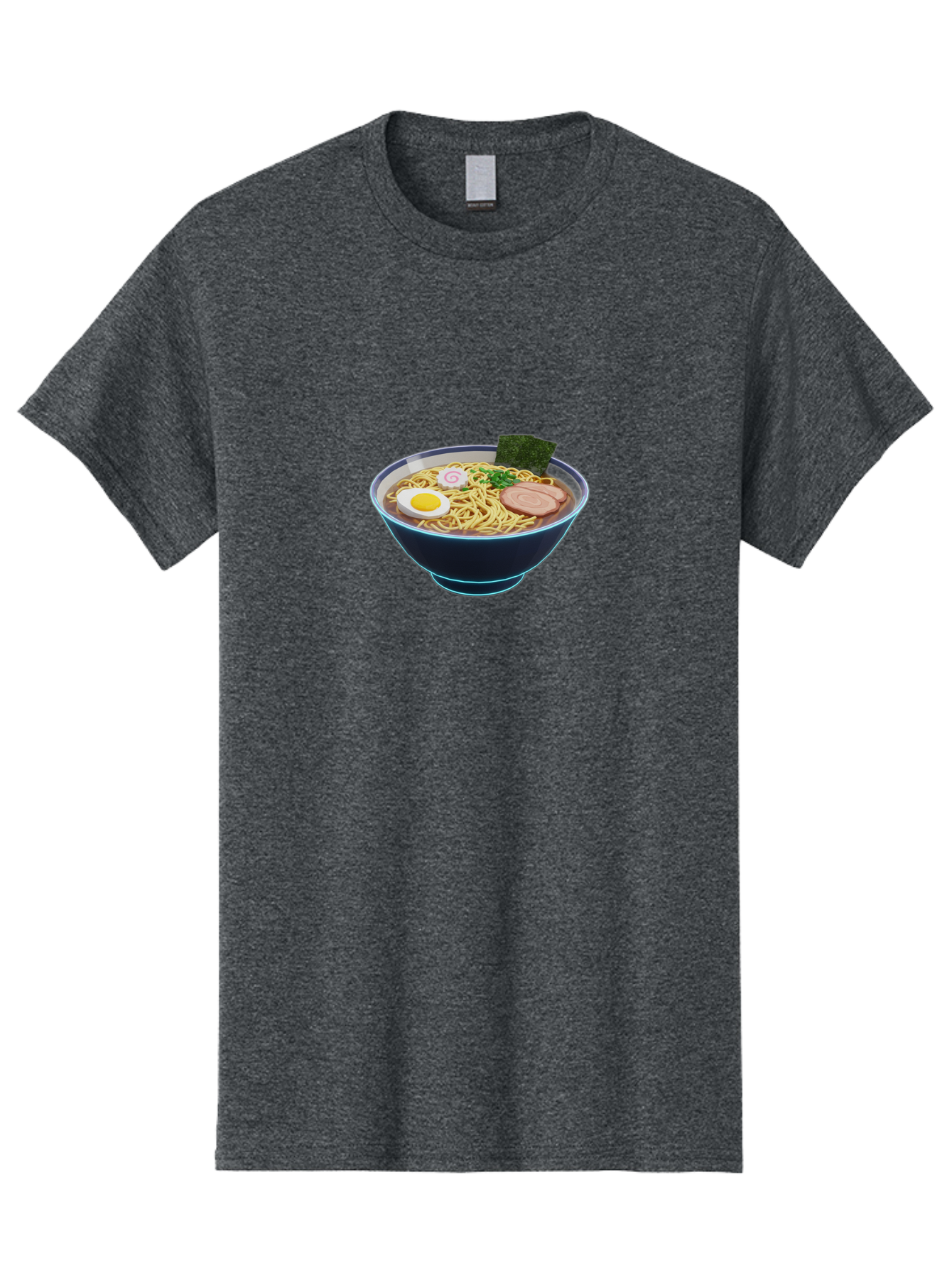 Ramen-1 Men'S Graphic Tee, 100% Cotton, Comfortable Casual Summer Wear, Machine Washable, Steaming Bowl Of Ramen Noodles, Slices Of Pork, Boiled Egg, Seaweed, Spring Onions, Japanese Cuisine, Comfort Food, Savory Broth, Noodle Soup, Bab275 5
