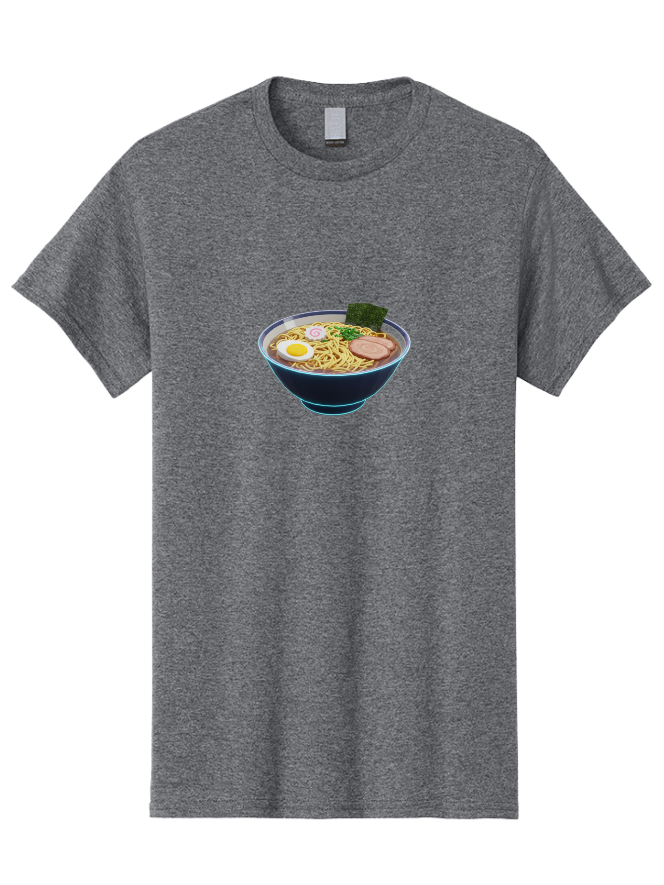 Ramen-1 Men'S Graphic Tee, 100% Cotton, Comfortable Casual Summer Wear, Machine Washable, Steaming Bowl Of Ramen Noodles, Slices Of Pork, Boiled Egg, Seaweed, Spring Onions, Japanese Cuisine, Comfort Food, Savory Broth, Noodle Soup, Bab275 7