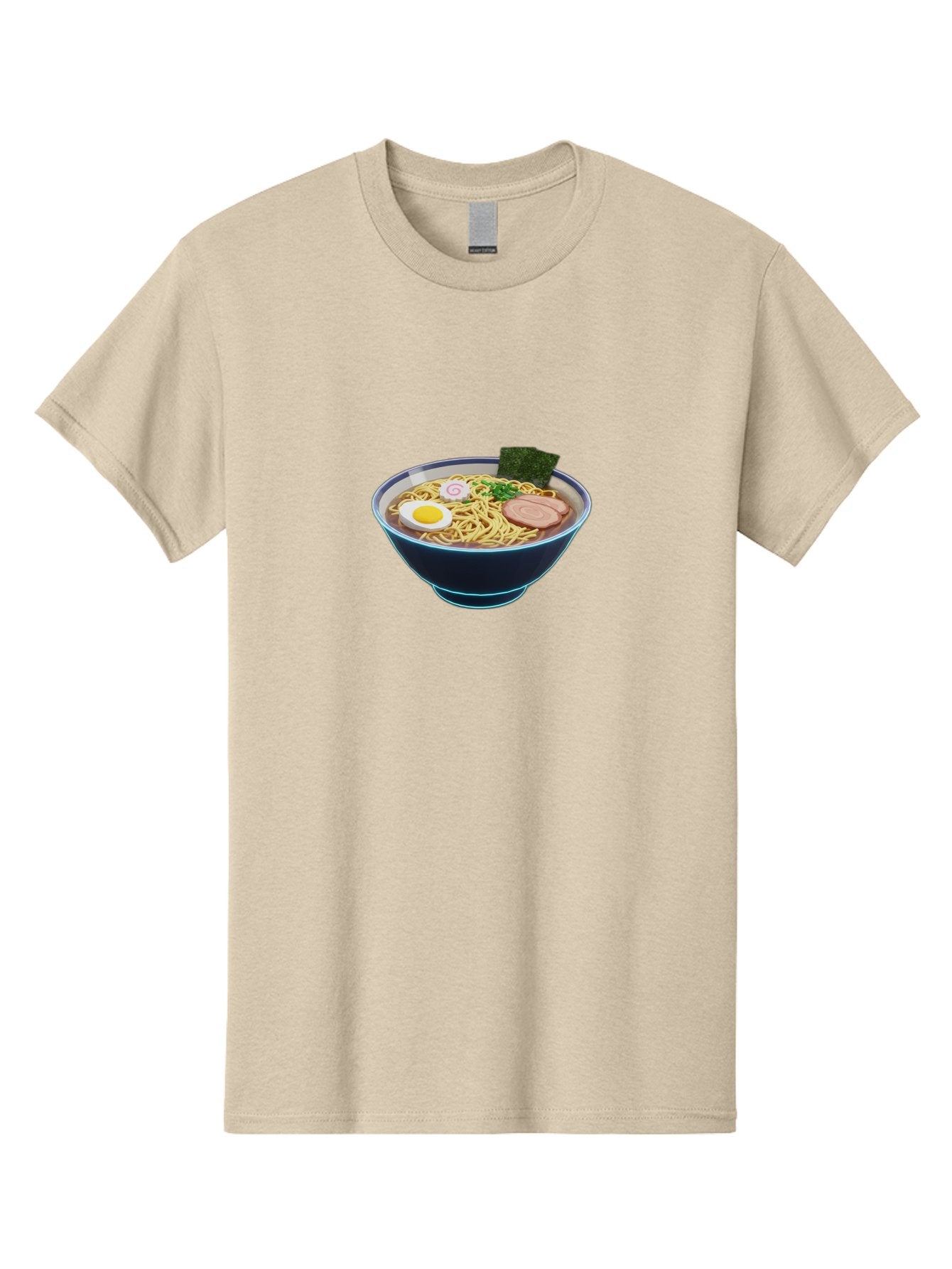 Ramen-1 Men'S Graphic Tee, 100% Cotton, Comfortable Casual Summer Wear, Machine Washable, Steaming Bowl Of Ramen Noodles, Slices Of Pork, Boiled Egg, Seaweed, Spring Onions, Japanese Cuisine, Comfort Food, Savory Broth, Noodle Soup, Bab275 15