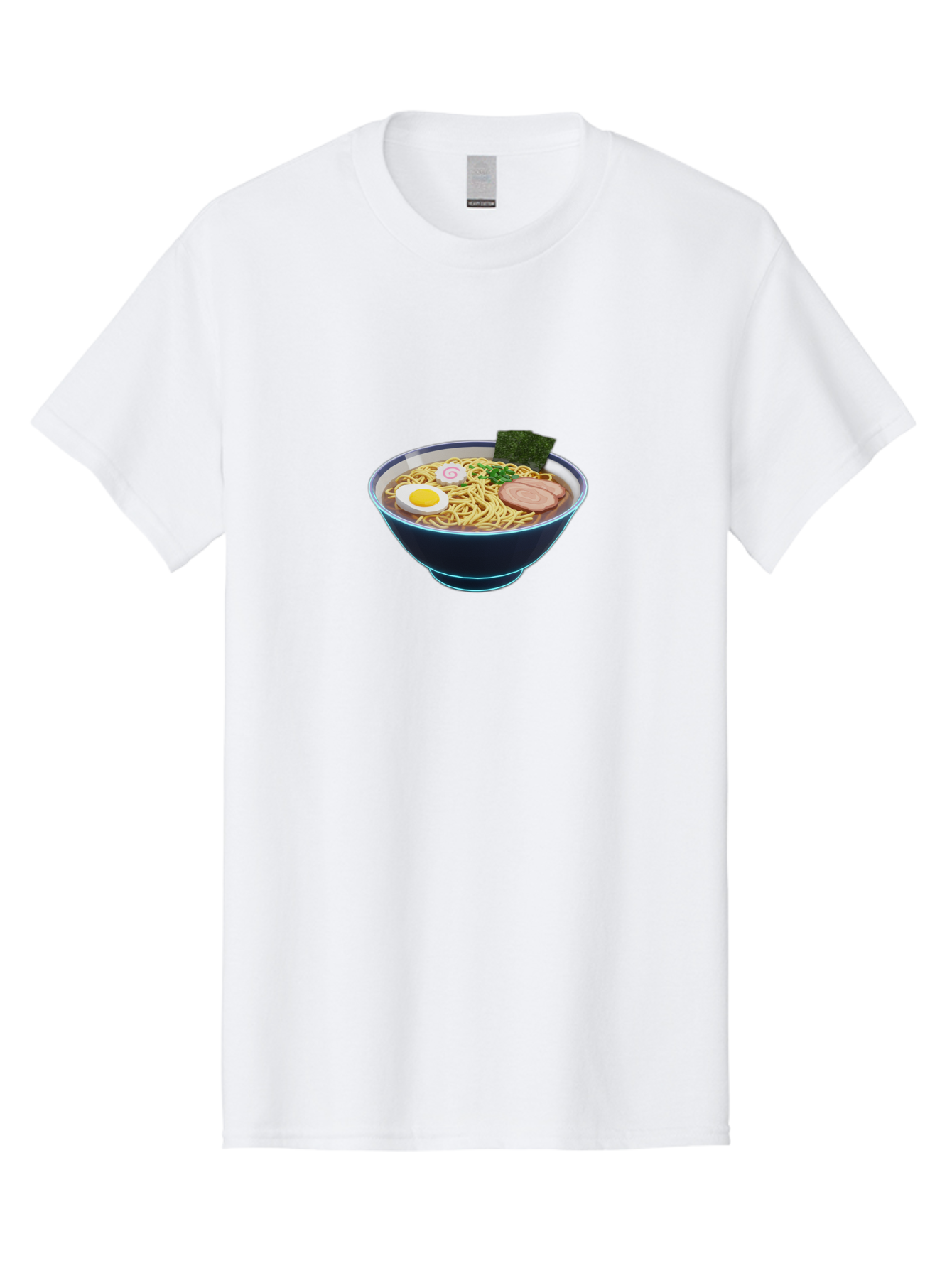 Ramen-1 Men'S Graphic Tee, 100% Cotton, Comfortable Casual Summer Wear, Machine Washable, Steaming Bowl Of Ramen Noodles, Slices Of Pork, Boiled Egg, Seaweed, Spring Onions, Japanese Cuisine, Comfort Food, Savory Broth, Noodle Soup, Bab275 19
